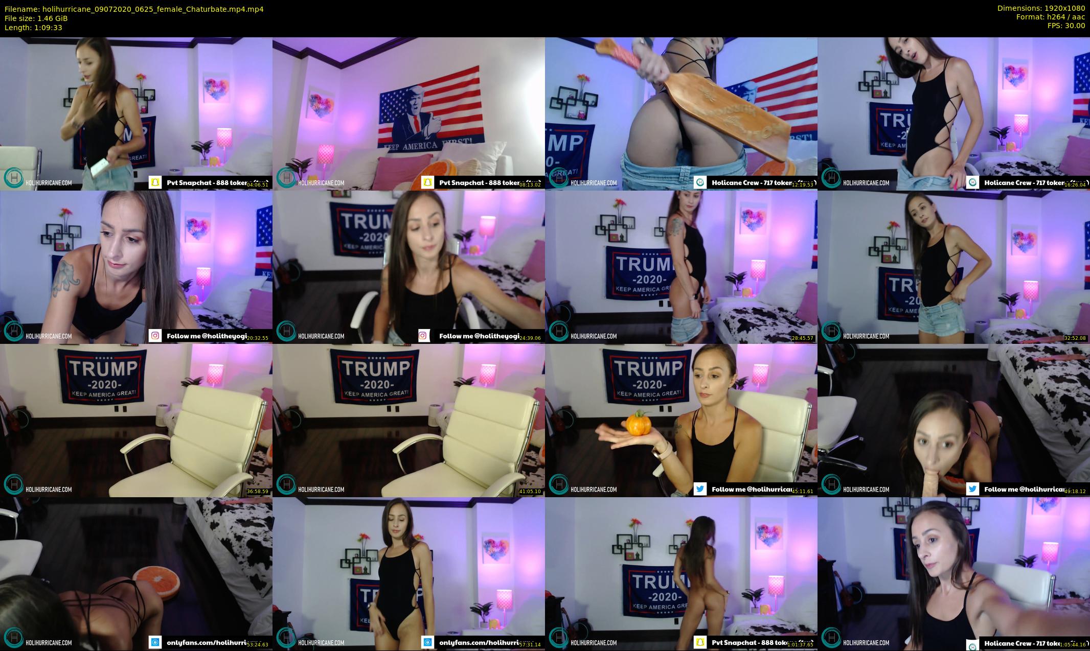 holihurricane — 70 minute Chaturbate female cam show recording, 1080p, Jul 9, 2020