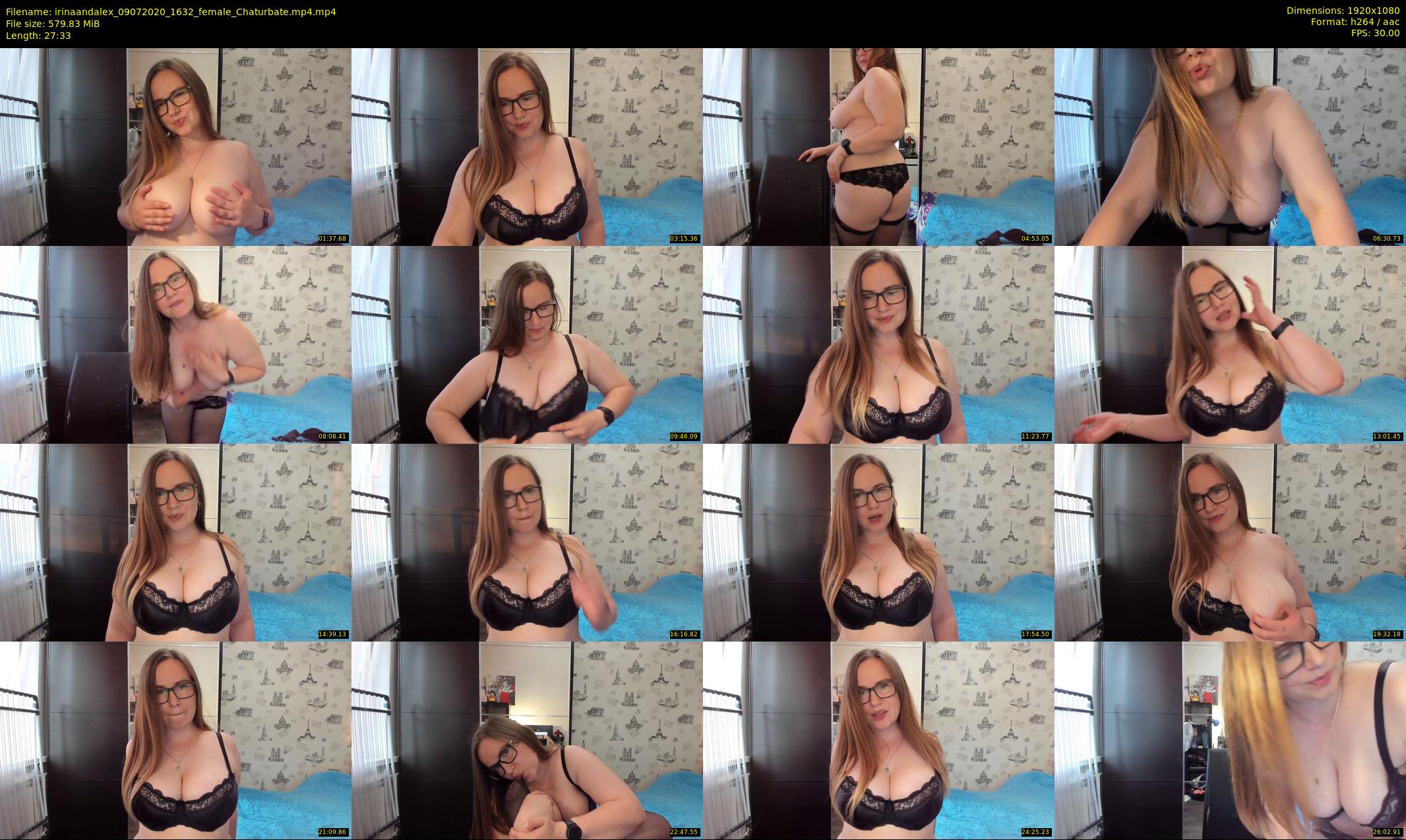irinaandalex — 28 minute Chaturbate couple cam show recording, 1080p, Jul 9, 2020