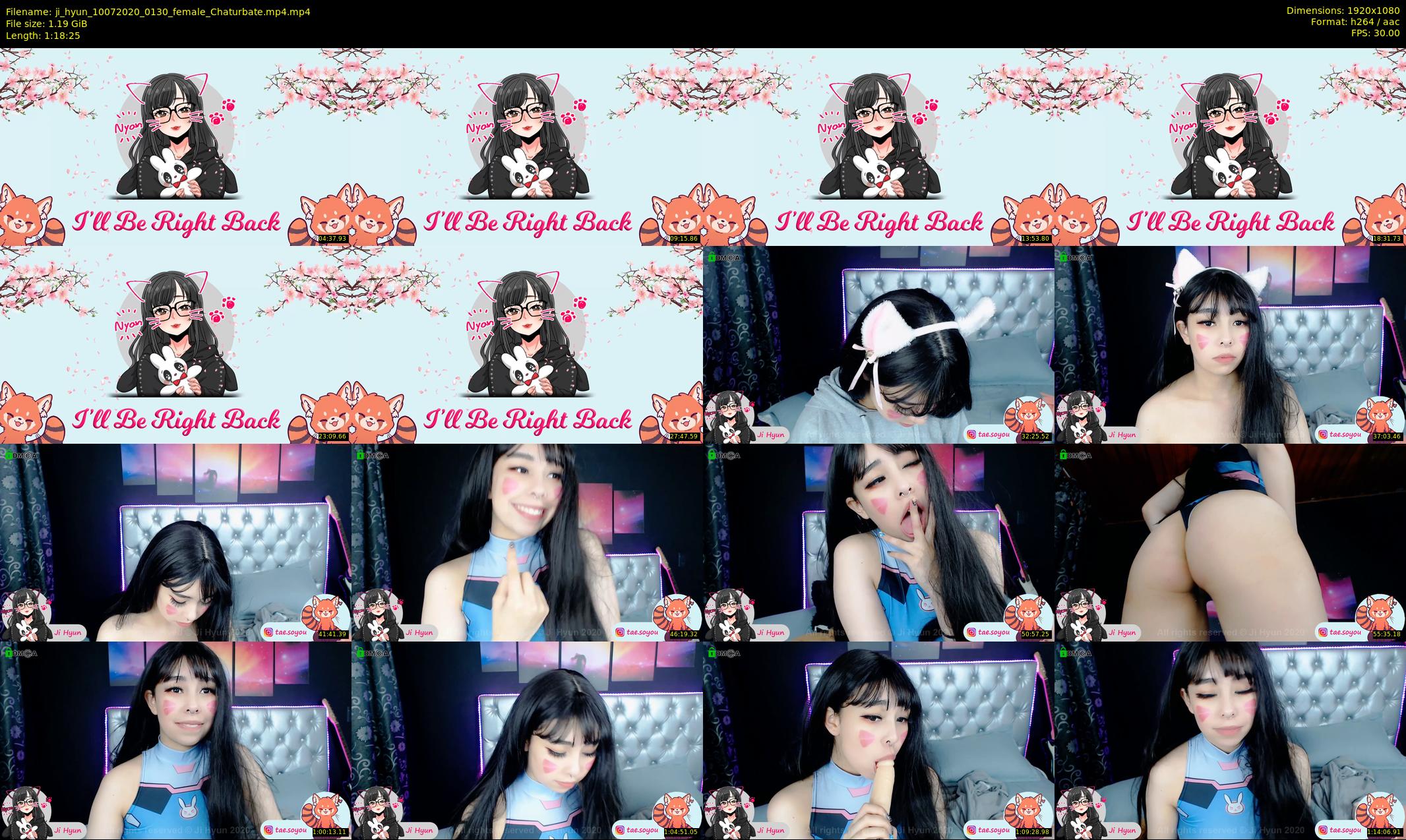ji_hyun — 79 minute Chaturbate female cam show recording, 1080p, Jul 10, 2020