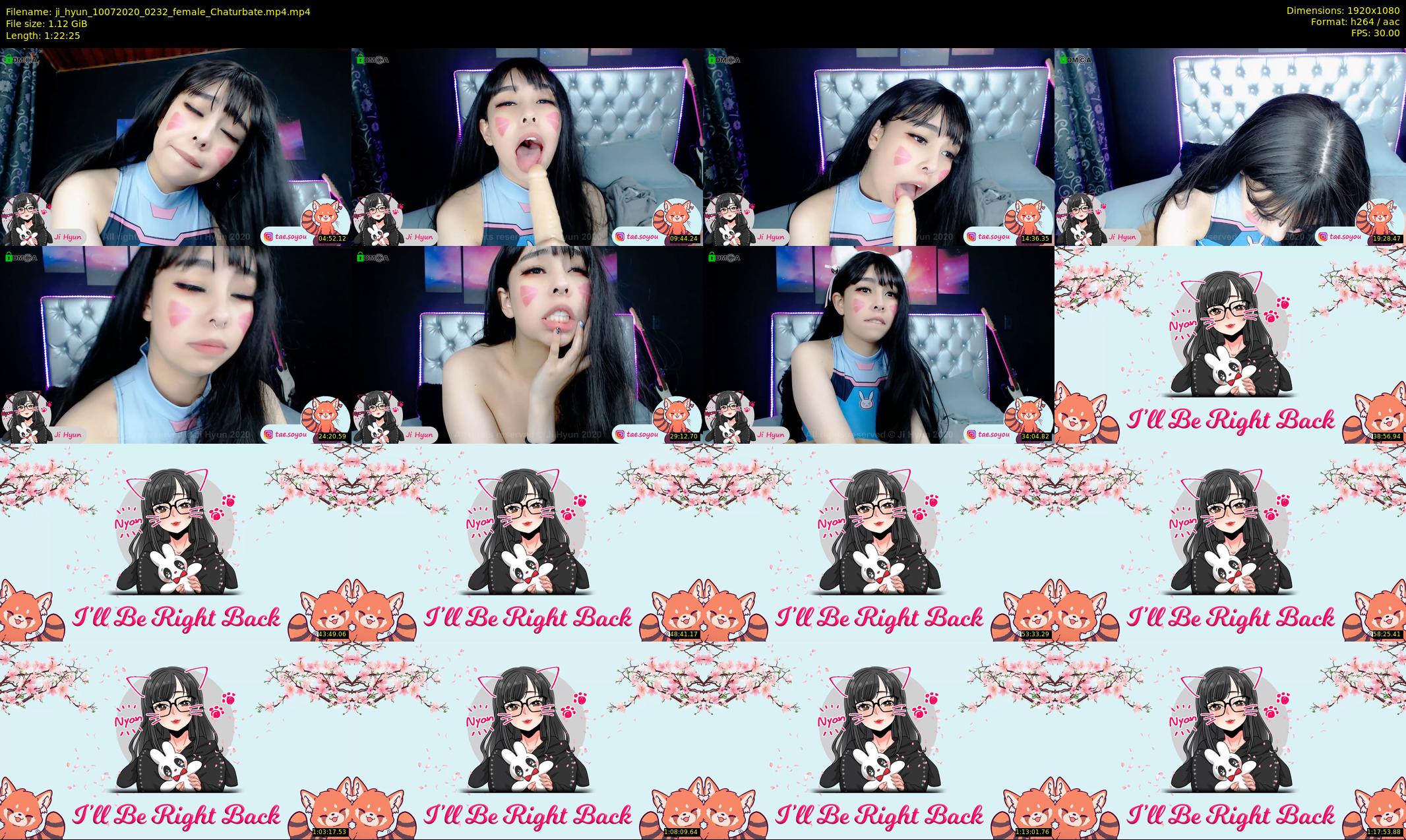 ji_hyun — 83 minute Chaturbate female cam show recording, 1080p, Jul 10, 2020