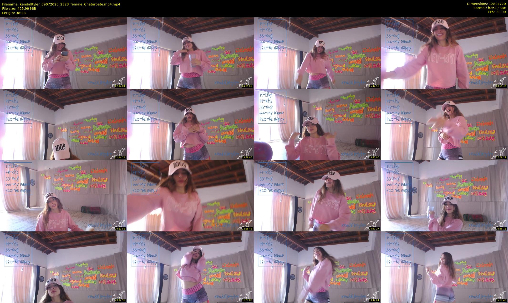 kendalltyler — 39 minute Chaturbate female cam show recording, 720p, Jul 9, 2020