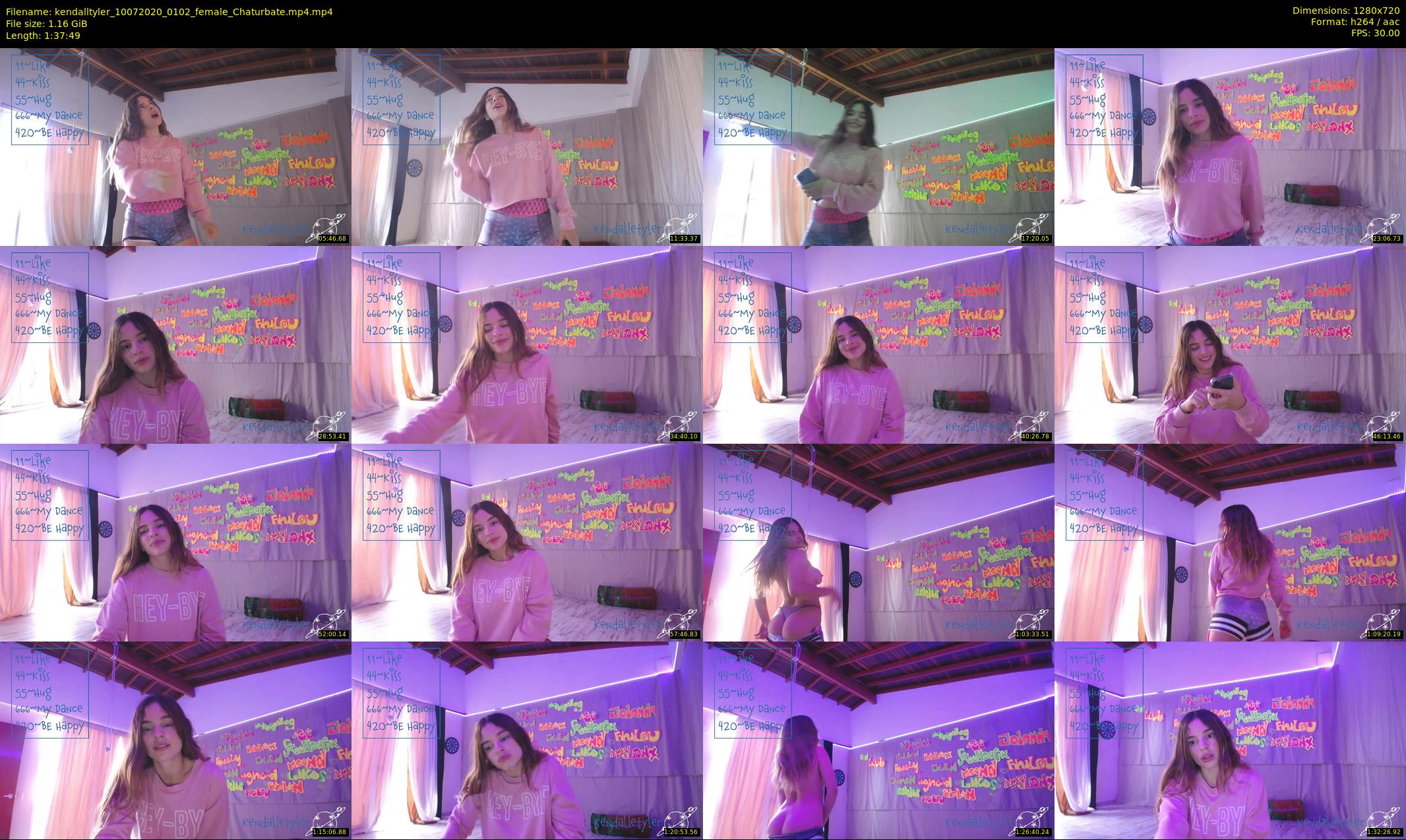 kendalltyler — 98 minute Chaturbate female cam show recording, 720p, Jul 10, 2020