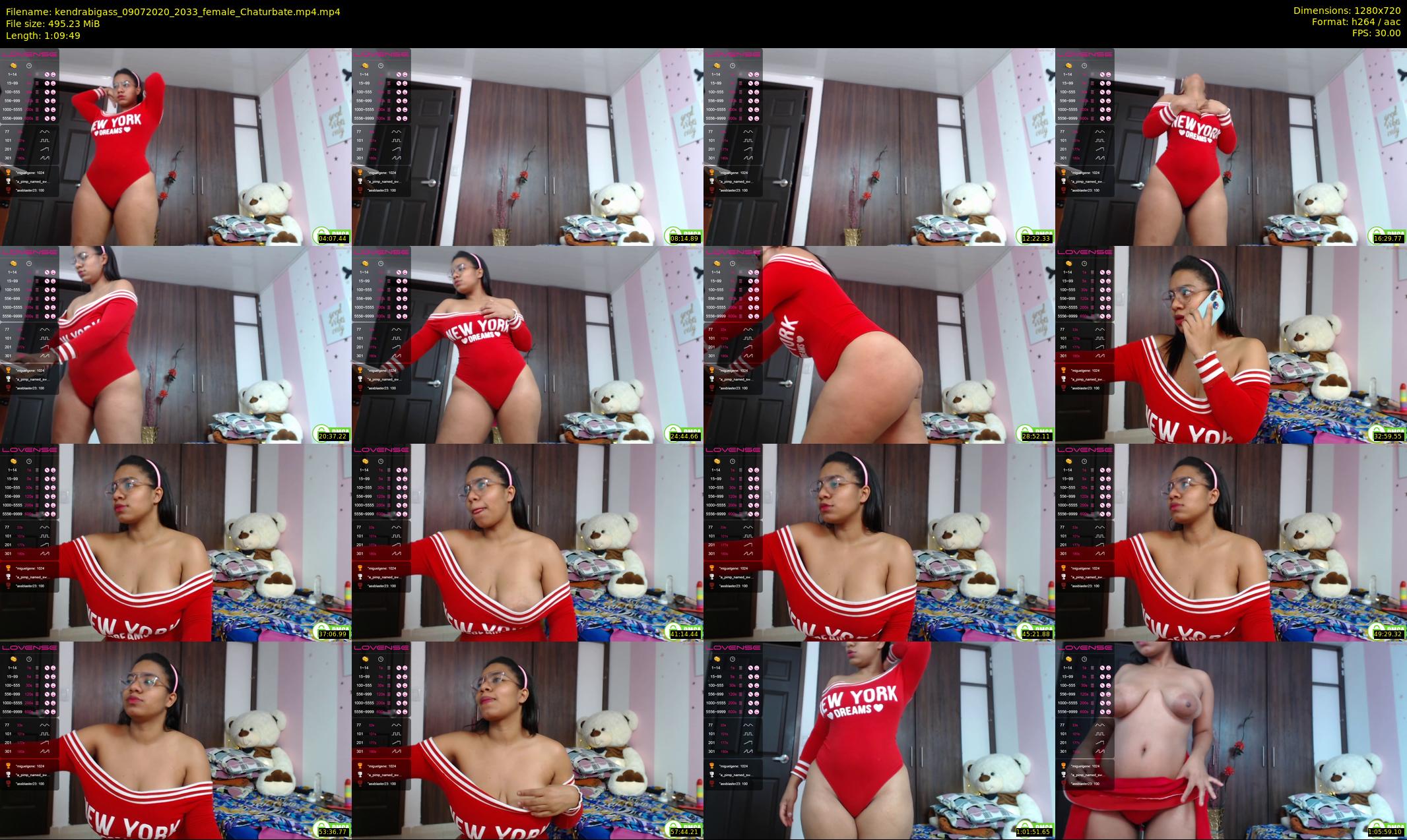 kendrabigass — 70 minute Chaturbate female cam show recording, 720p, Jul 9, 2020
