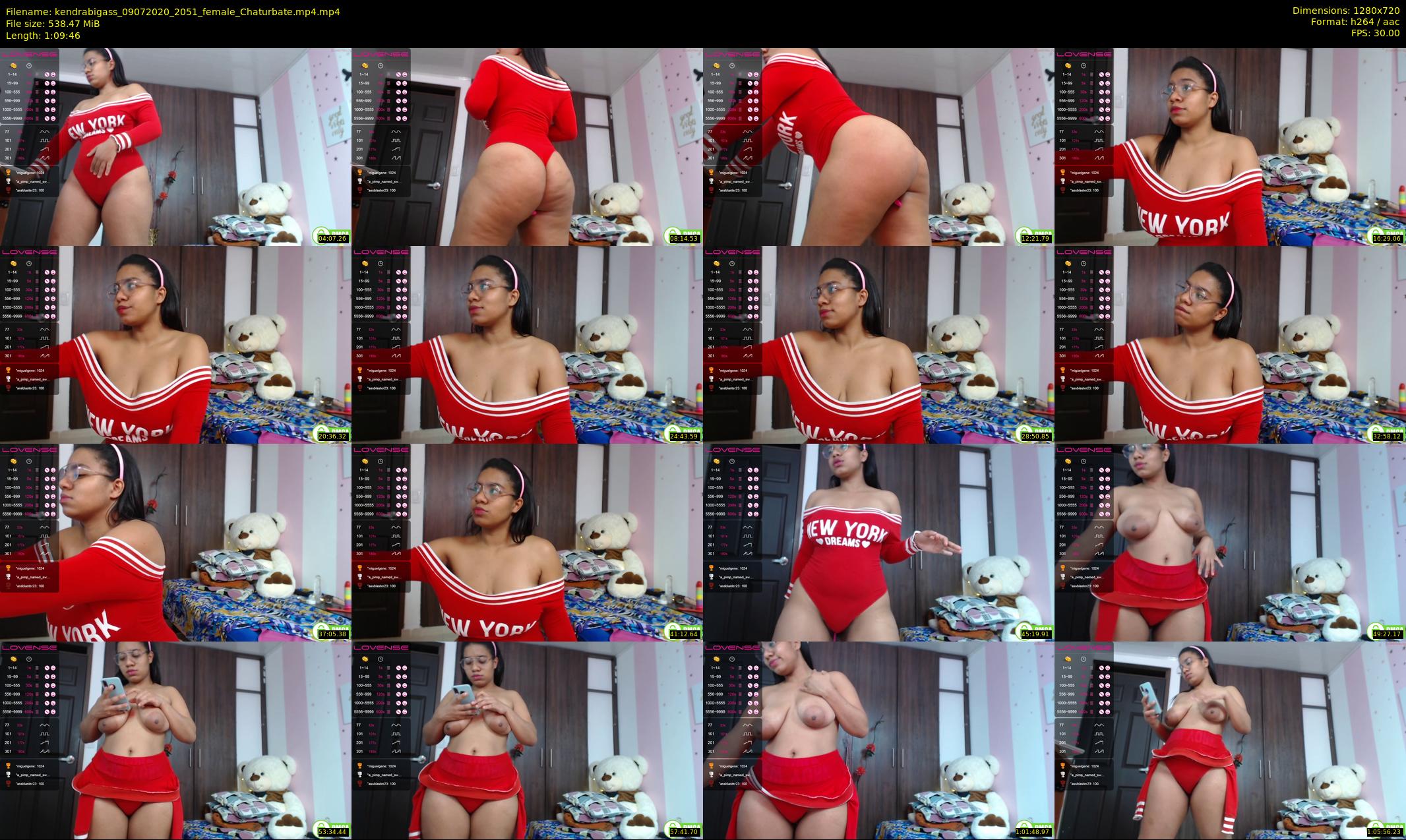 kendrabigass — 70 minute Chaturbate female cam show recording, 720p, Jul 9, 2020
