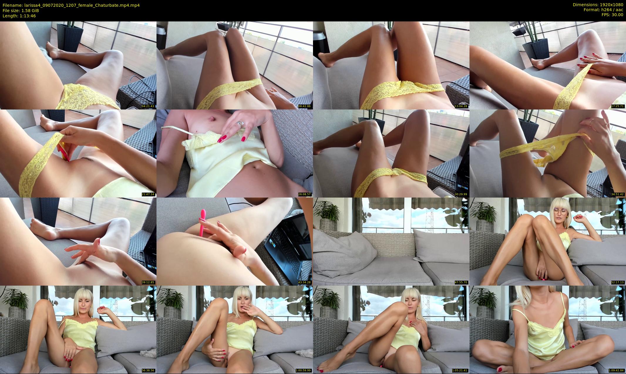 larissa4 — 74 minute Chaturbate female cam show recording, 1080p, Jul 9, 2020