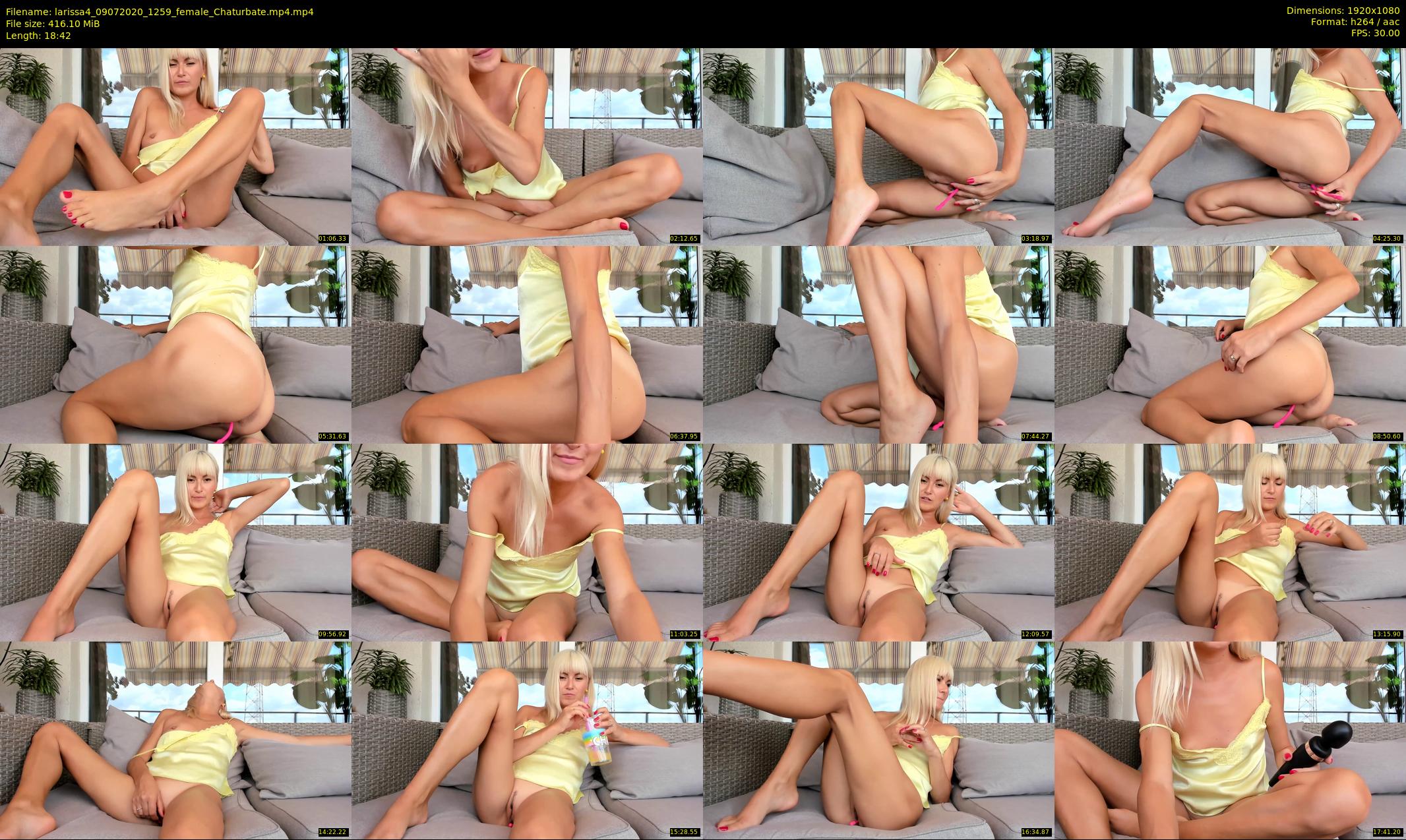 larissa4 — 19 minute Chaturbate female cam show recording, 1080p, Jul 9, 2020