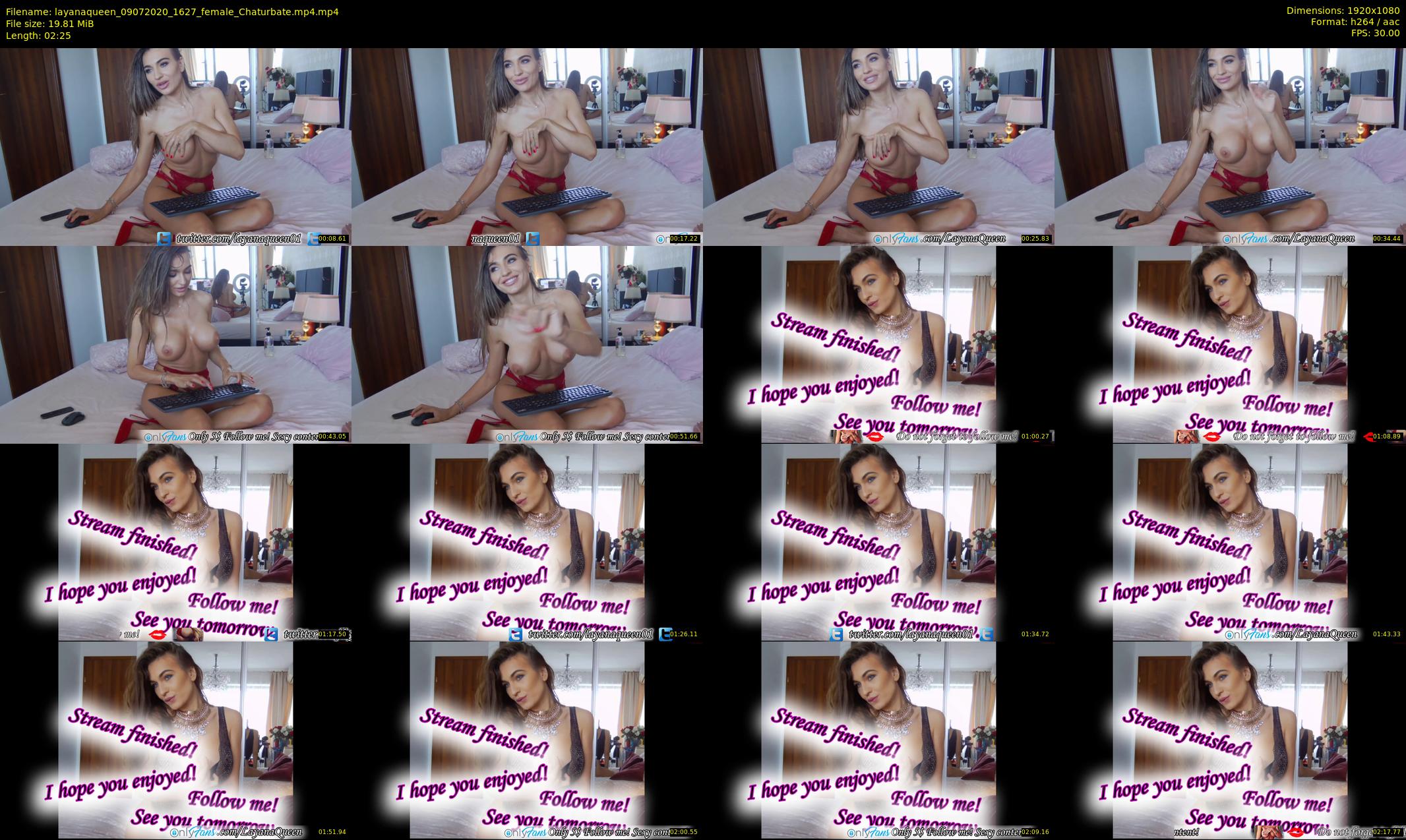 layanaqueen — 3 minute Chaturbate female cam show recording, 1080p, Jul 9, 2020