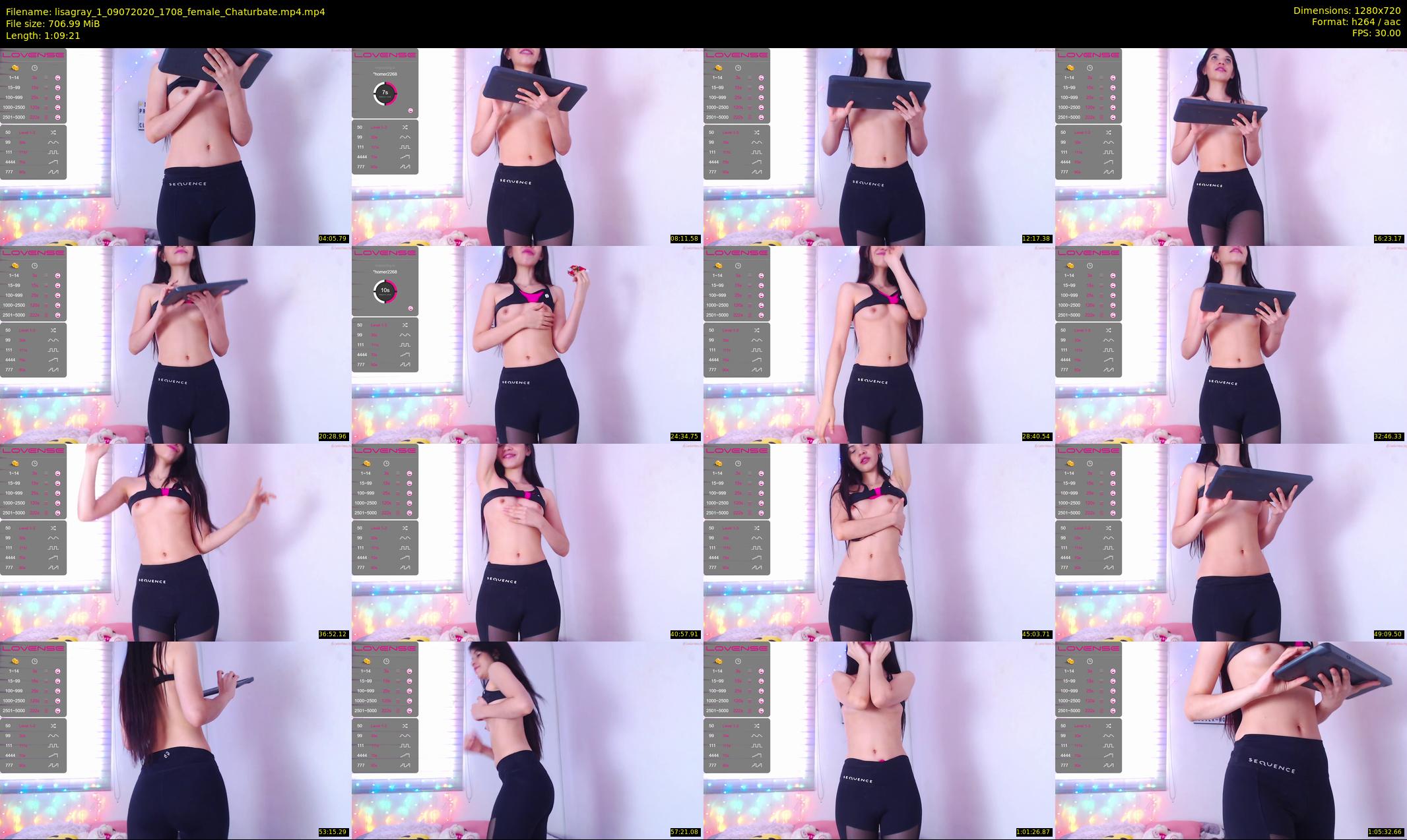 lisagray_1 — 70 minute Chaturbate female cam show recording, 720p, Jul 9, 2020