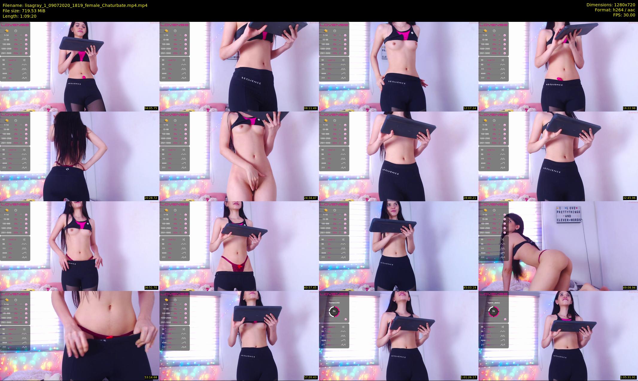 lisagray_1 — 70 minute Chaturbate female cam show recording, 720p, Jul 9, 2020