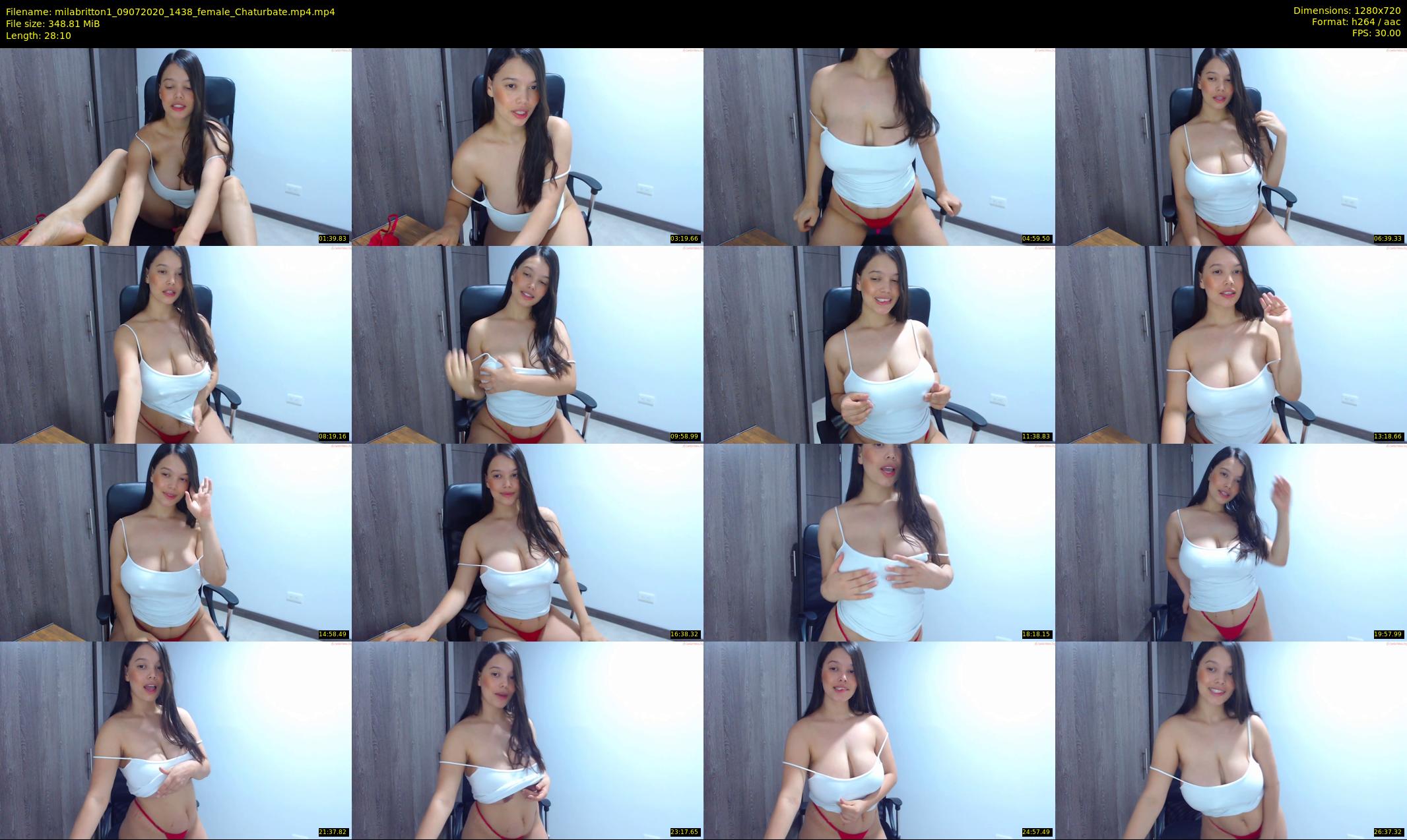 milabritton1 — 29 minute Chaturbate female cam show recording, 720p, Jul 9, 2020