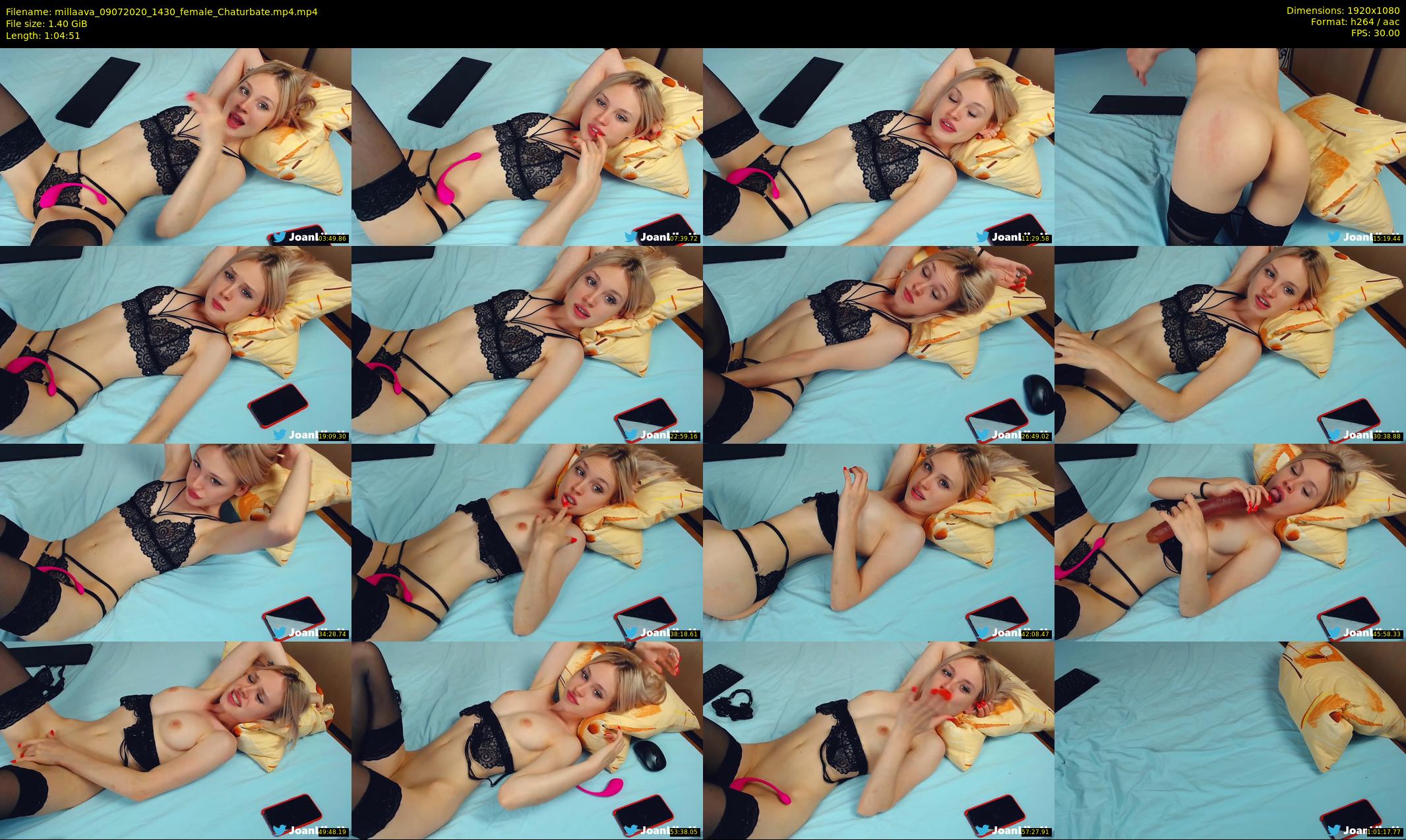 millaava — 65 minute Chaturbate female cam show recording, 1080p, Jul 9, 2020