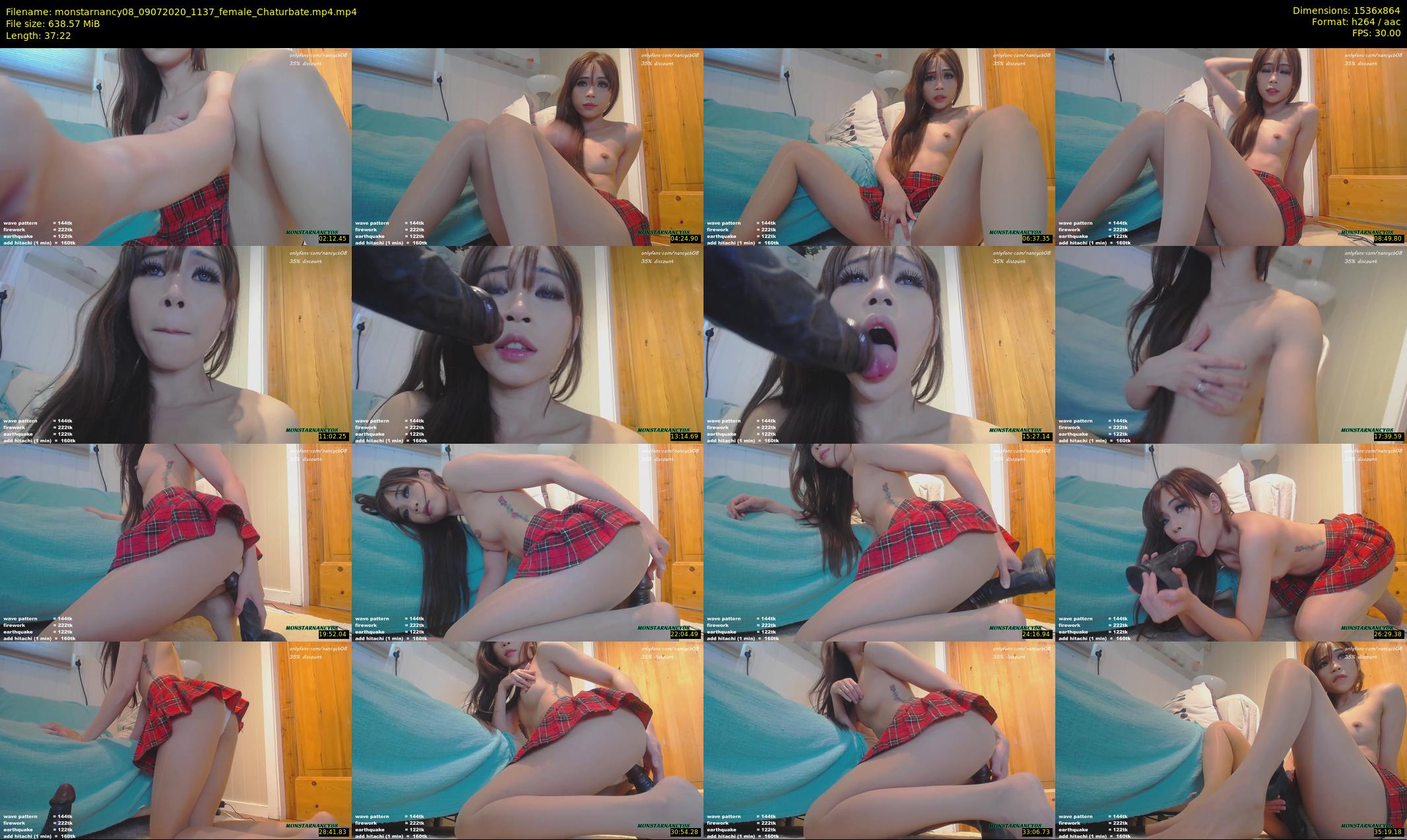 monstarnancy08 — 38 minute Chaturbate female cam show recording, 720p, Jul 9, 2020
