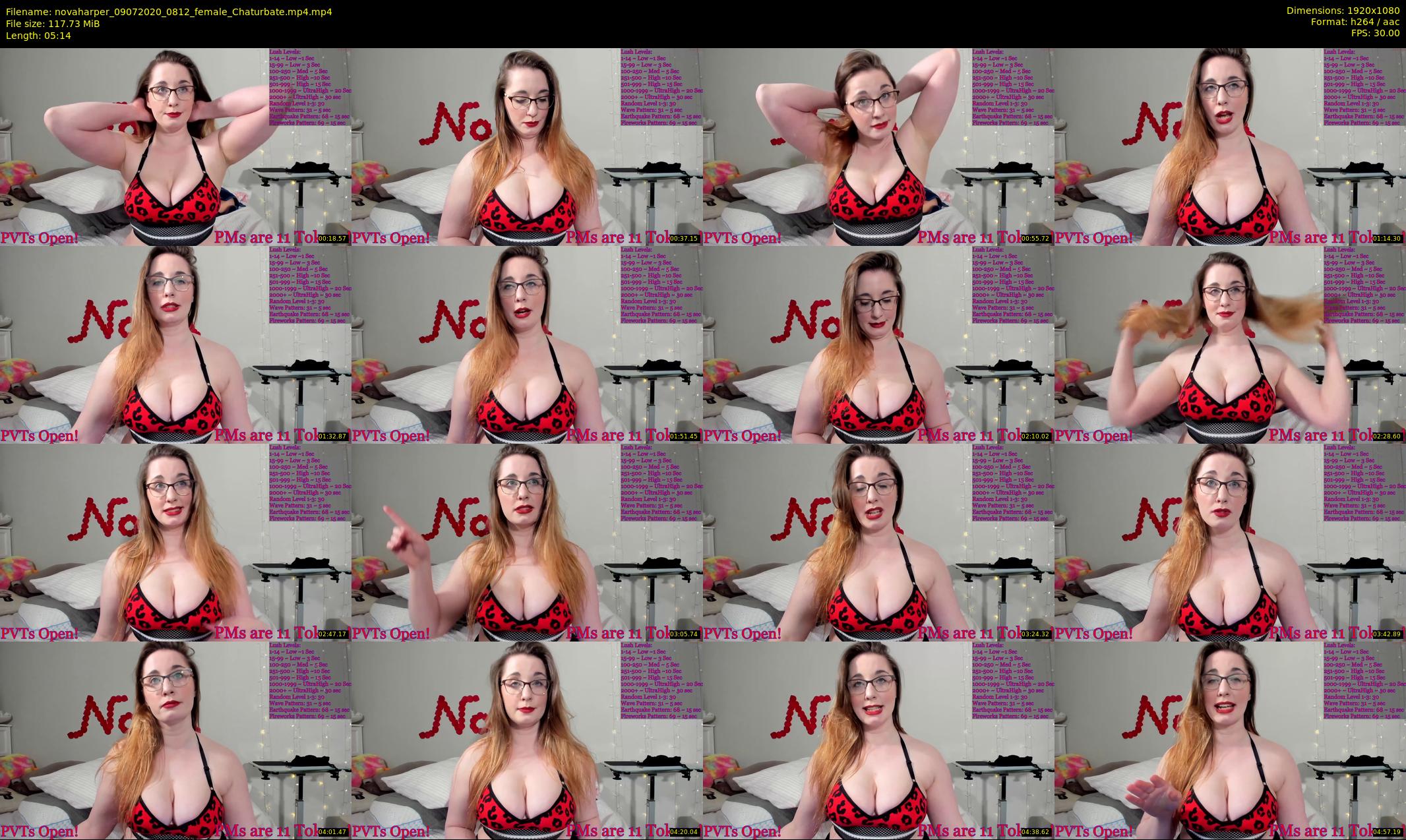 novaharper — 6 minute Chaturbate female cam show recording, 1080p, Jul 9, 2020