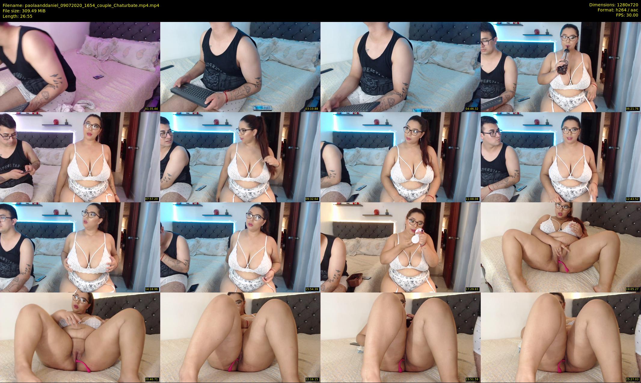 paolaanddaniel — 27 minute Chaturbate couple cam show recording, 720p, Jul 9, 2020