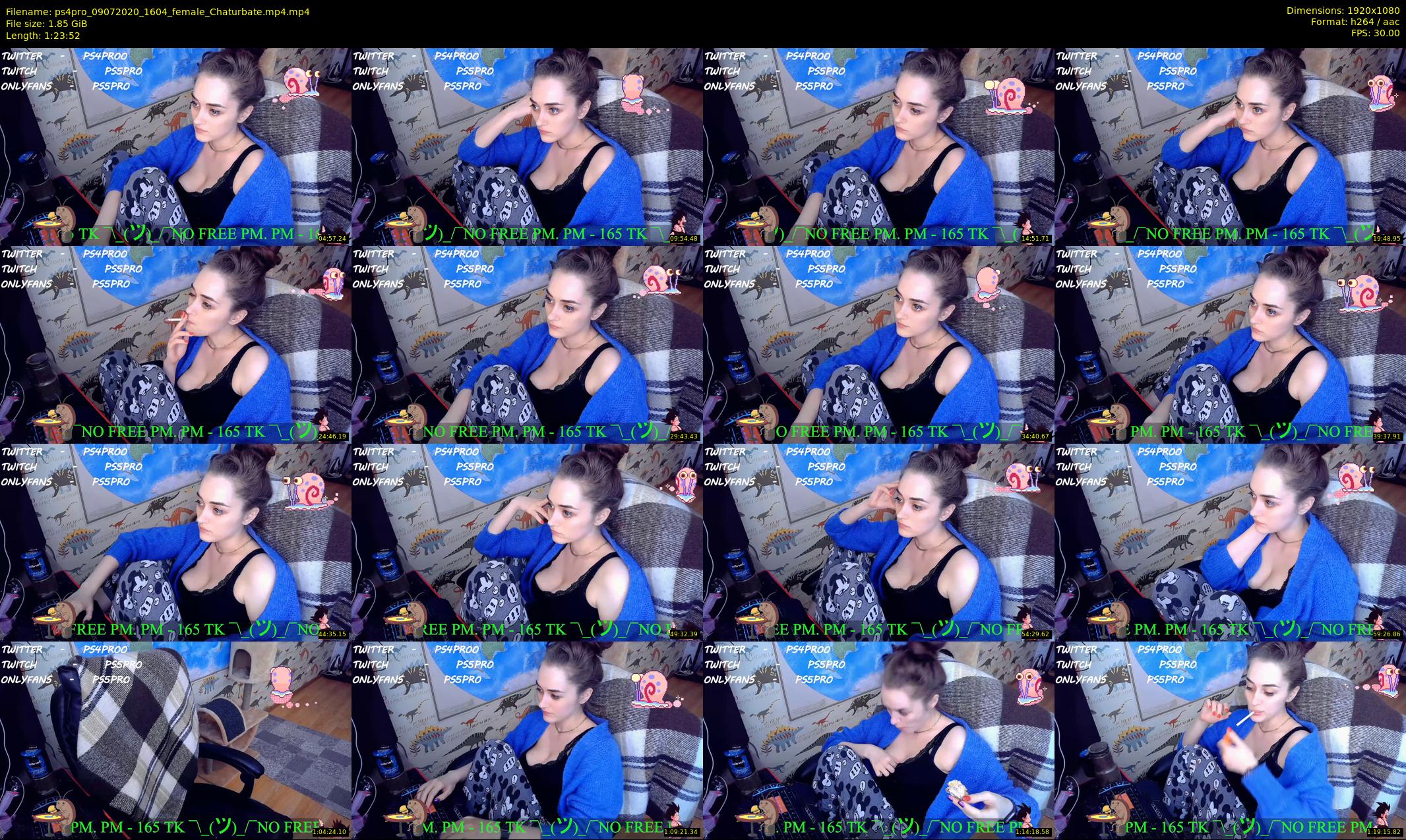 ps4pro — 84 minute Chaturbate female cam show recording, 1080p, Jul 9, 2020