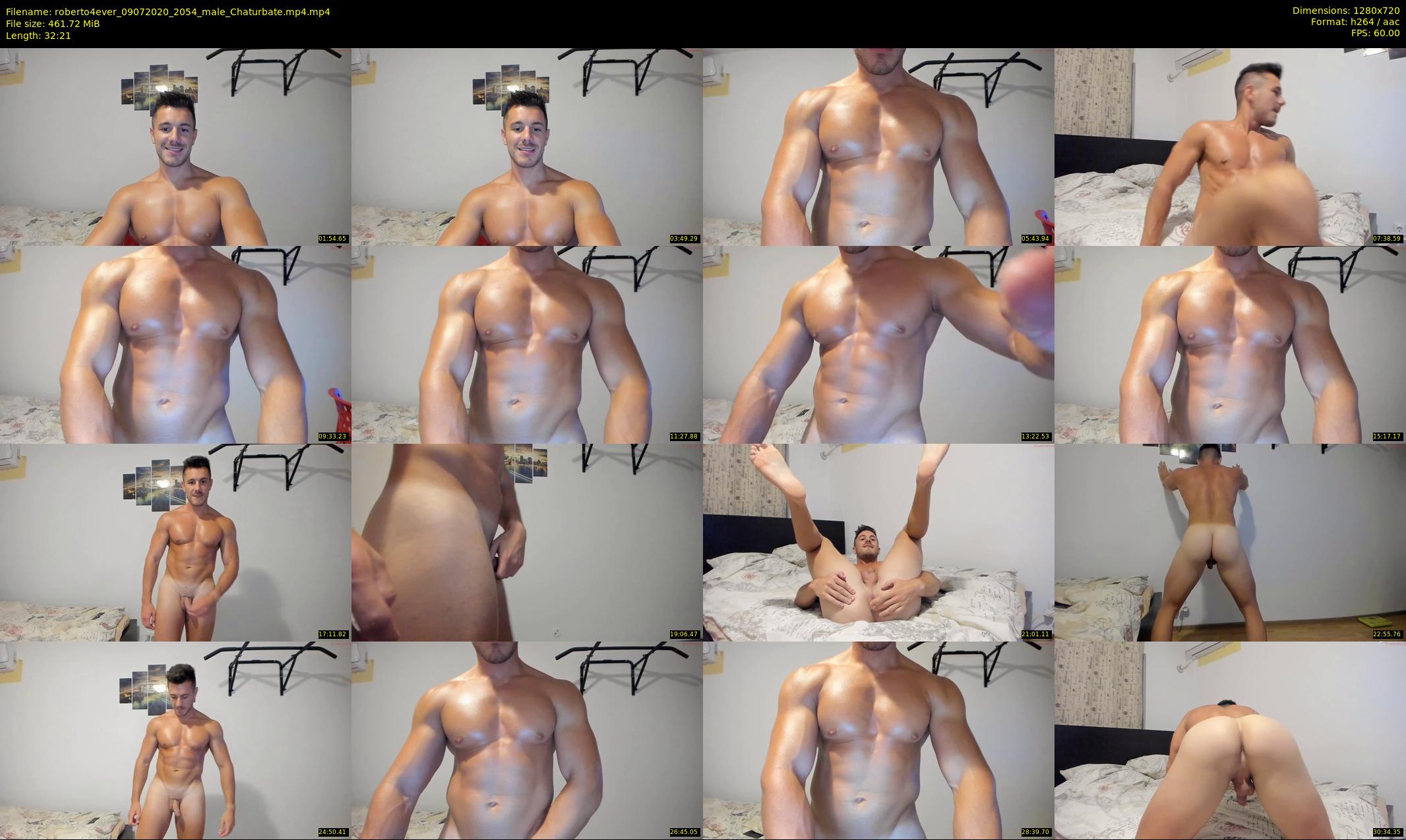 roberto4ever — 33 minute Chaturbate male cam show recording, 720p, Jul 9, 2020