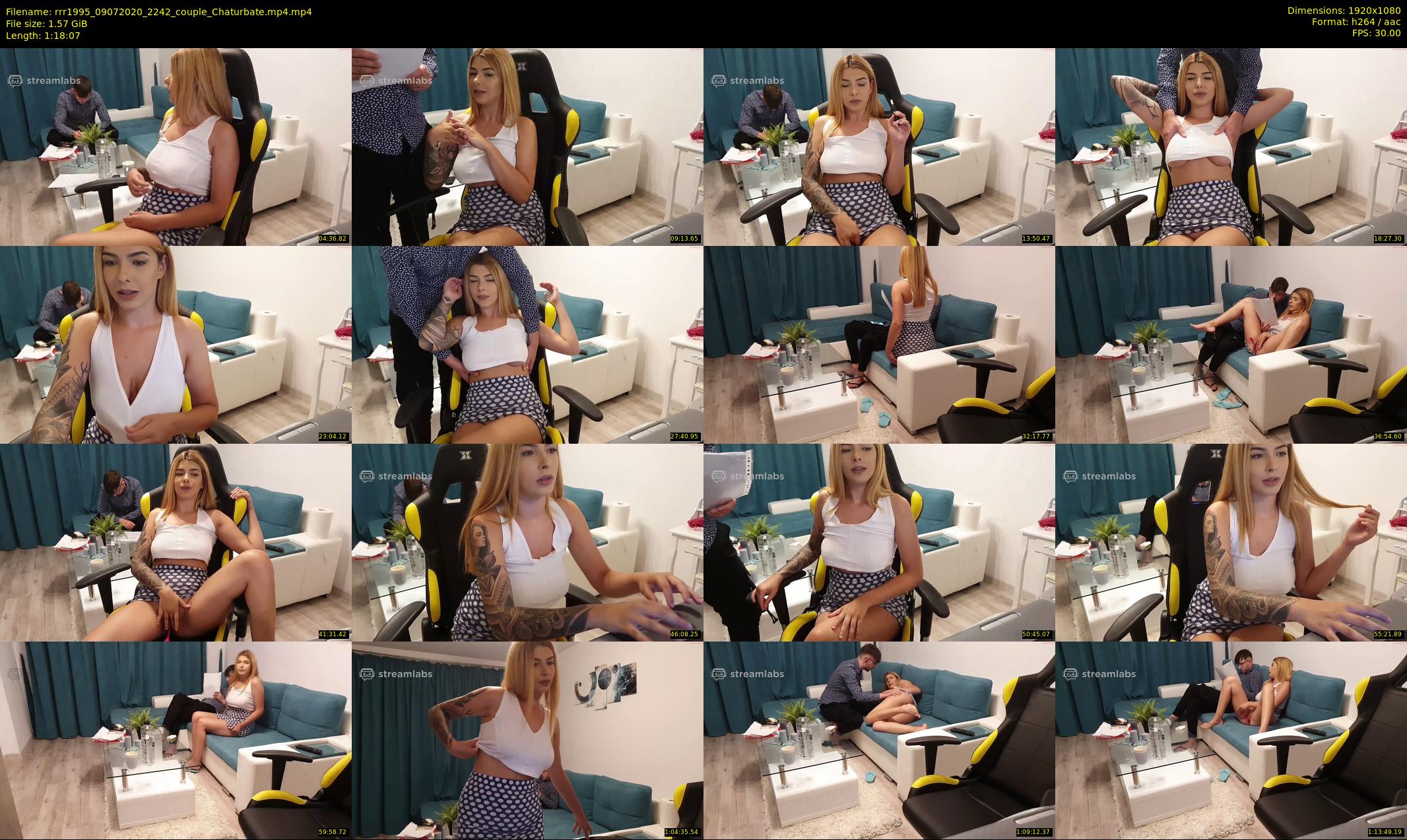 rrr1995 — 79 minute Chaturbate couple cam show recording, 1080p, Jul 9, 2020