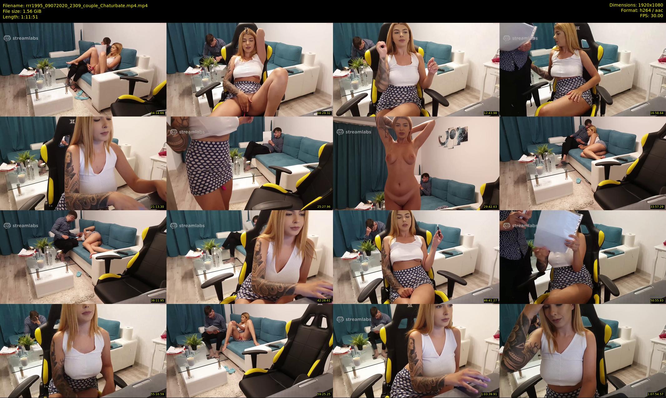 rrr1995 — 72 minute Chaturbate couple cam show recording, 1080p, Jul 9, 2020