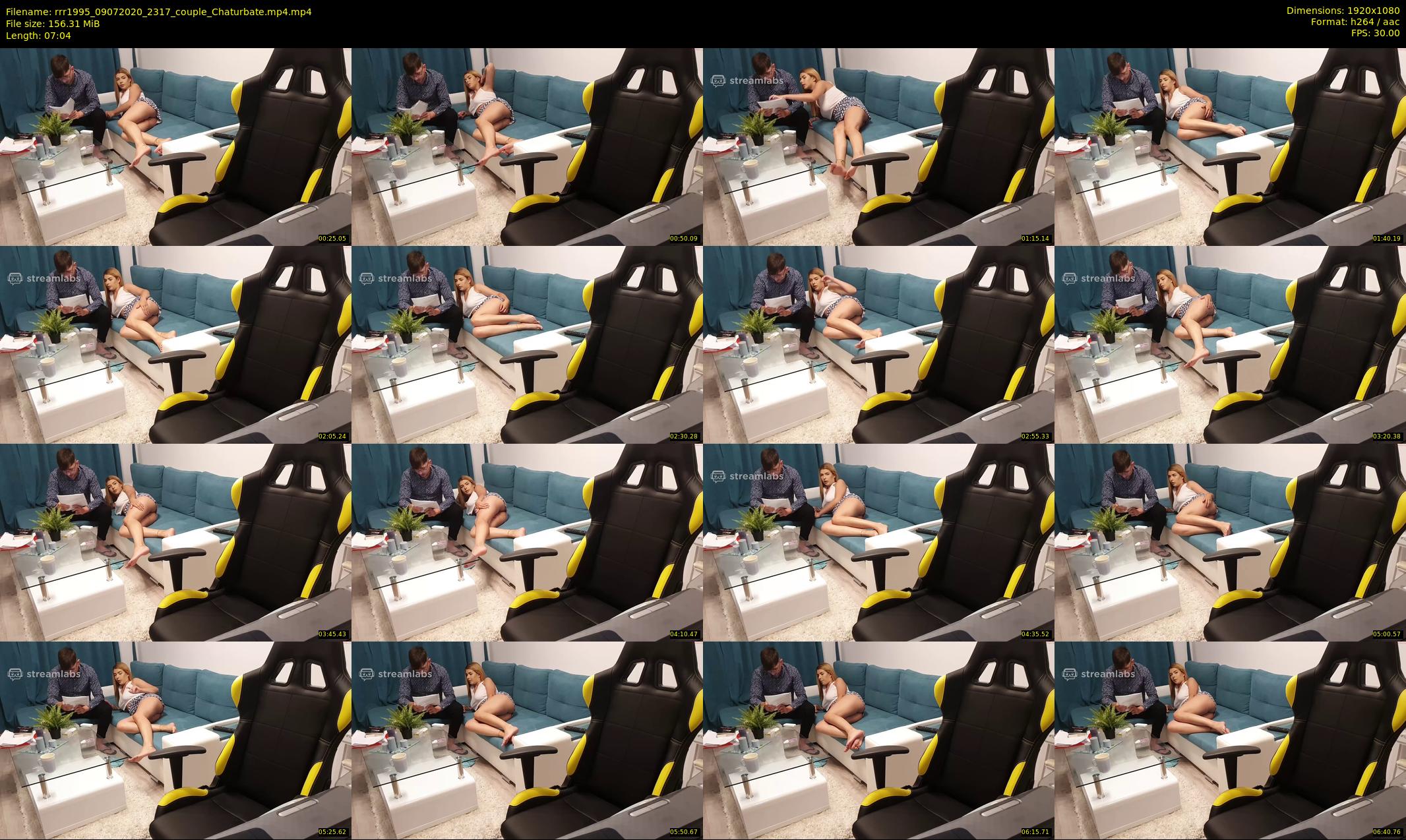 rrr1995 — 8 minute Chaturbate couple cam show recording, 1080p, Jul 9, 2020