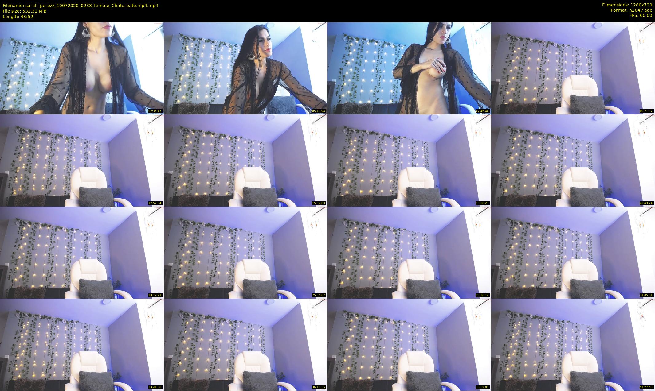 sarah_perezz — 44 minute Chaturbate female cam show recording, 720p, Jul 10, 2020