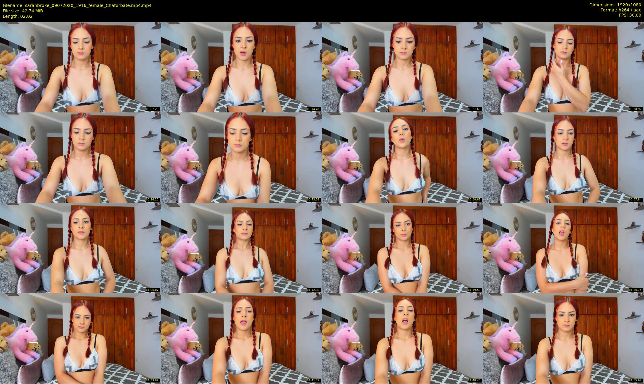 sarahbroke — 3 minute Chaturbate female cam show recording, 1080p, Jul 9, 2020