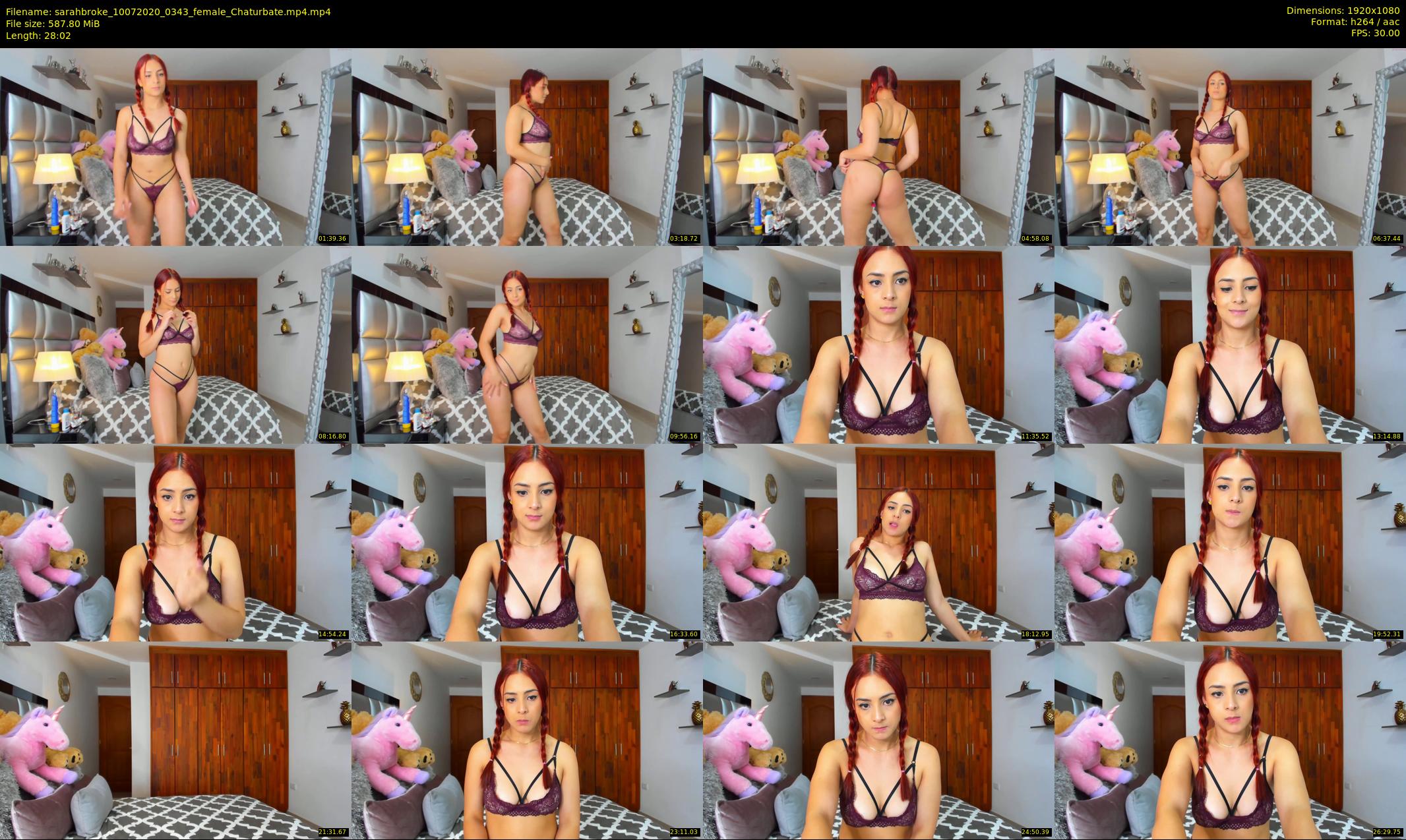 sarahbroke — 29 minute Chaturbate female cam show recording, 1080p, Jul 10, 2020