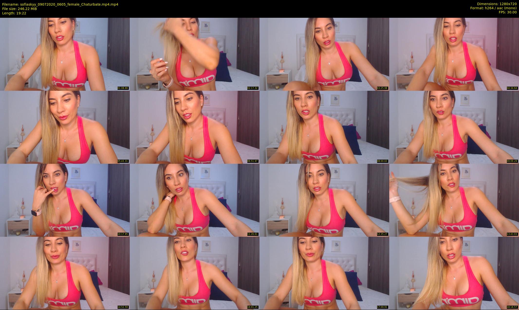 sofiaskyy — 20 minute Chaturbate female cam show recording, 720p, Jul 9, 2020