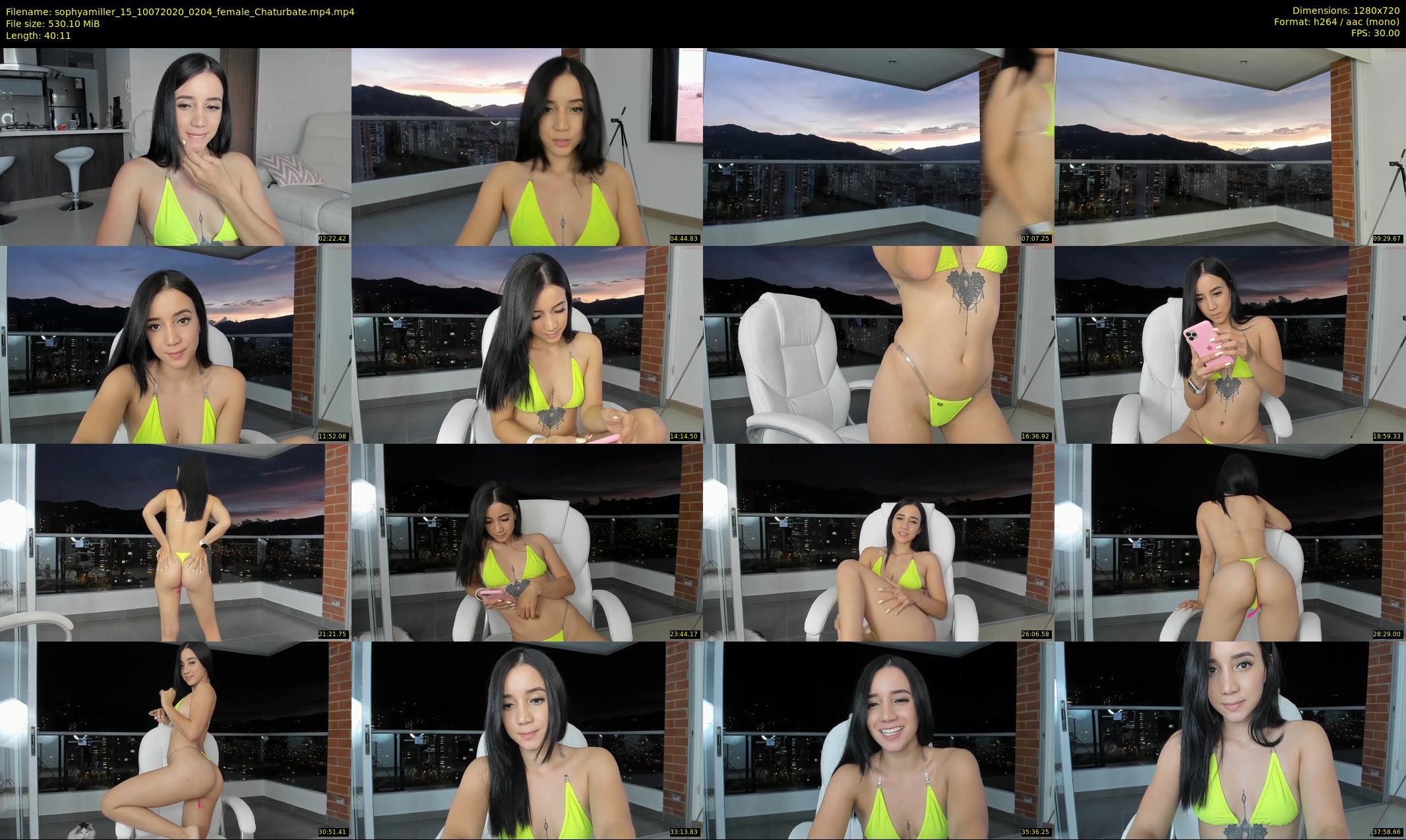sophyamiller_15 — 41 minute Chaturbate female cam show recording, 720p, Jul 10, 2020