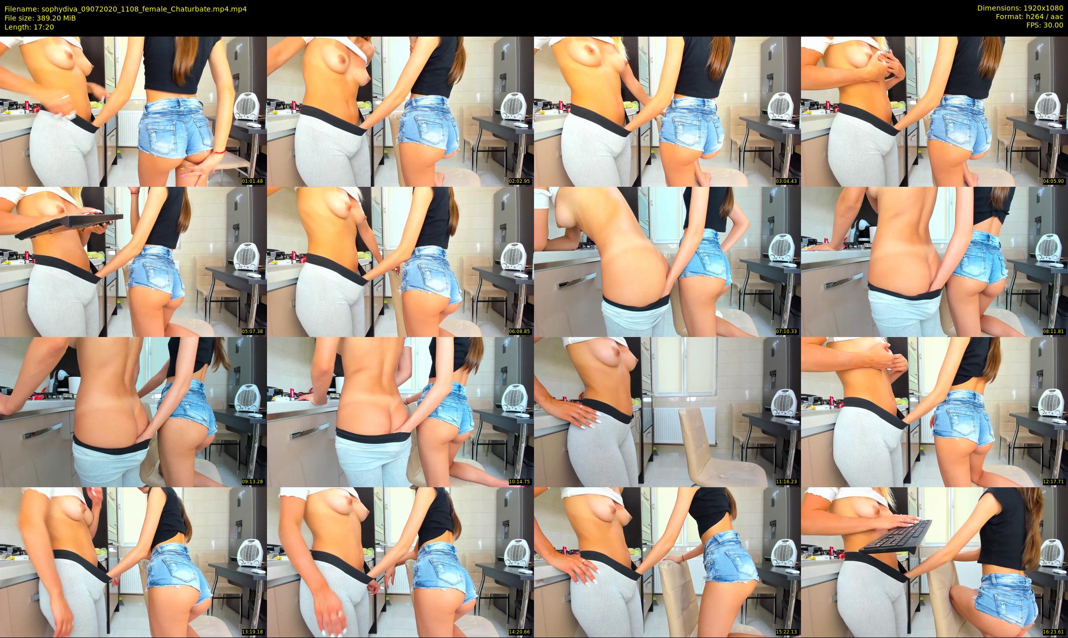 sophydiva — 18 minute Chaturbate female cam show recording, 1080p, Jul 9, 2020
