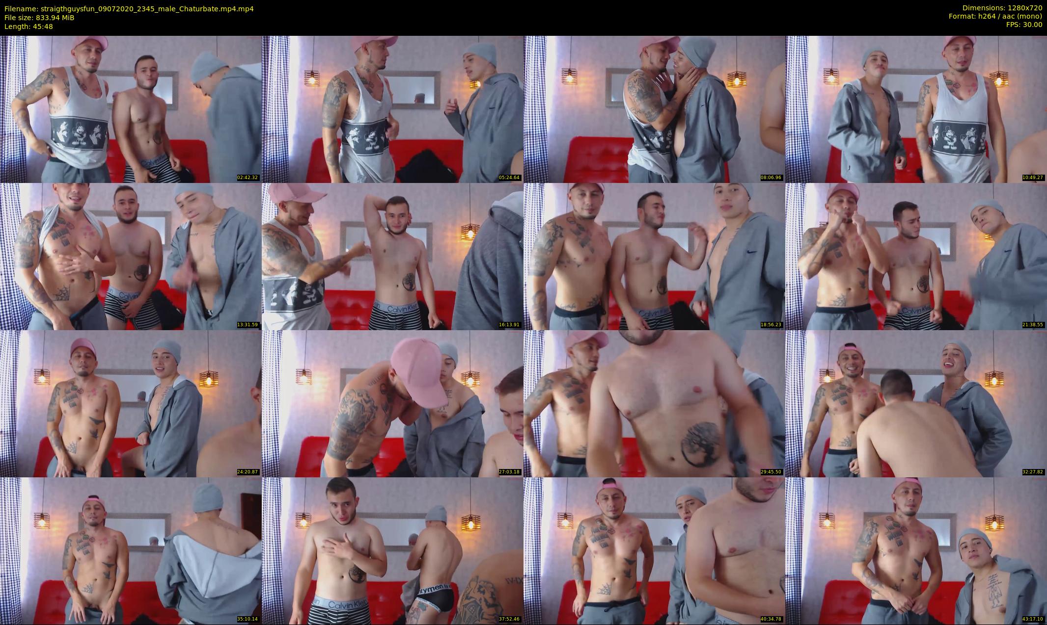straigthguysfun — 46 minute Chaturbate male cam show recording, 720p, Jul 9, 2020