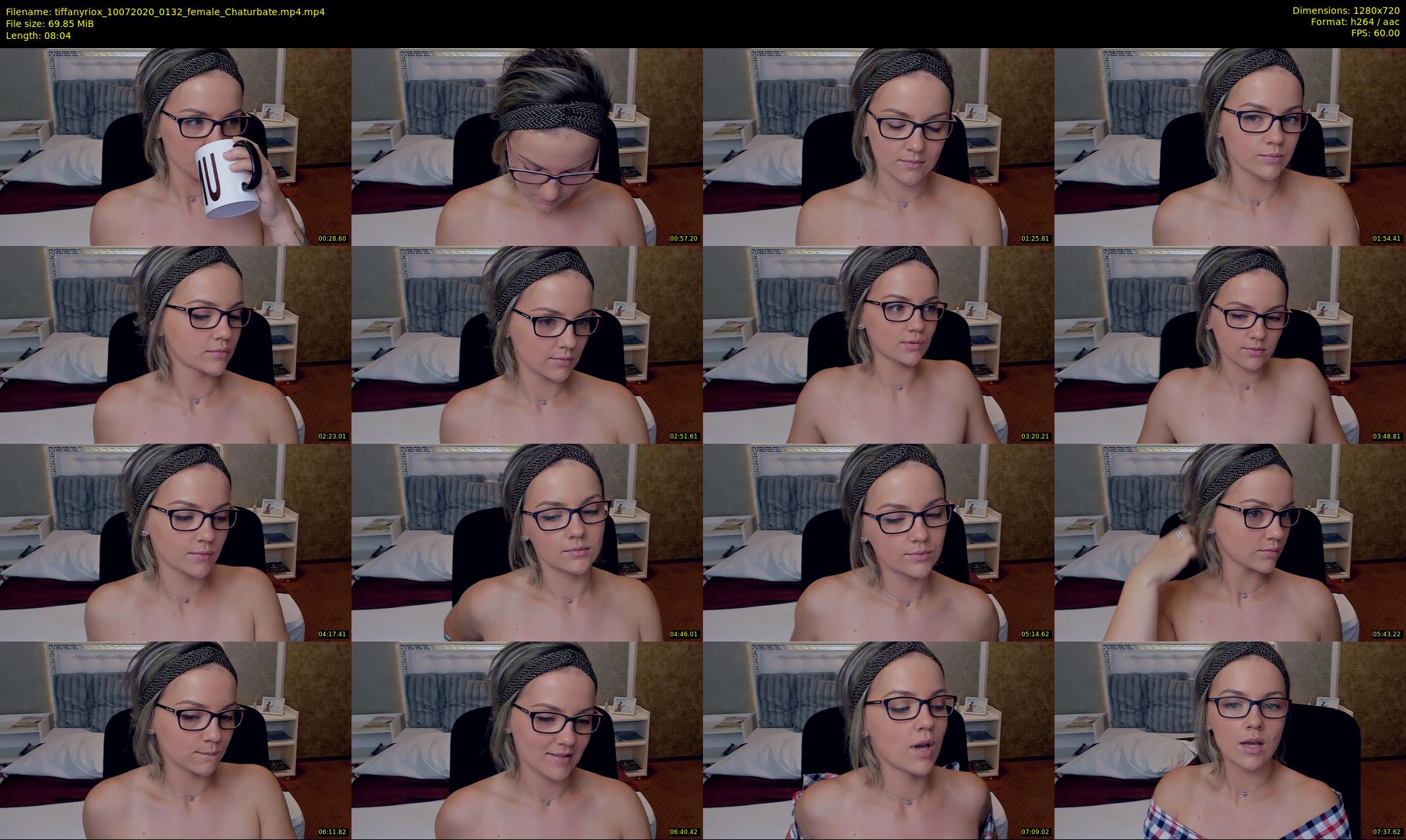 tiffanyriox — 9 minute Chaturbate female cam show recording, 720p, Jul 10, 2020