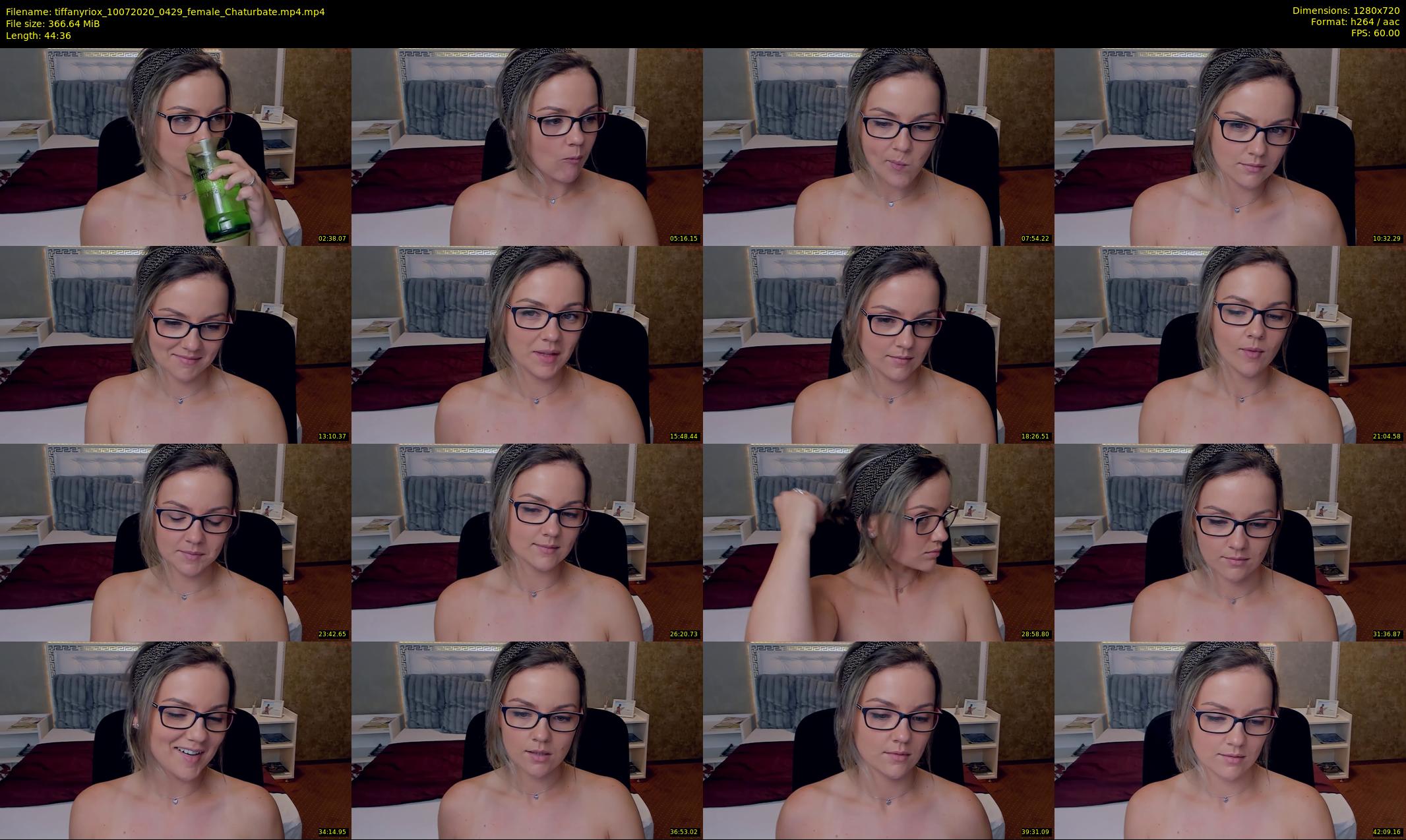 tiffanyriox — 45 minute Chaturbate female cam show recording, 720p, Jul 10, 2020