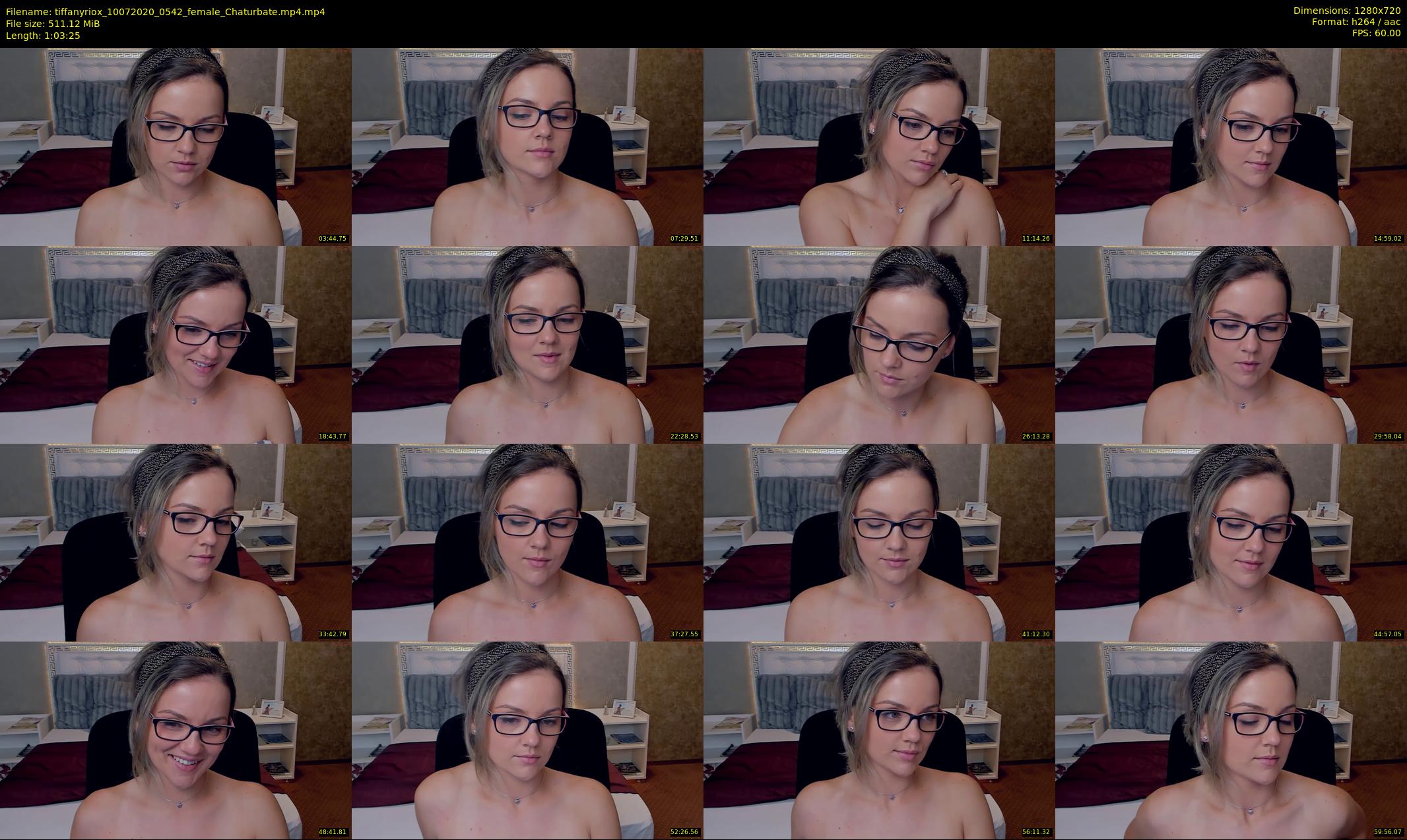 tiffanyriox — 64 minute Chaturbate female cam show recording, 720p, Jul 10, 2020