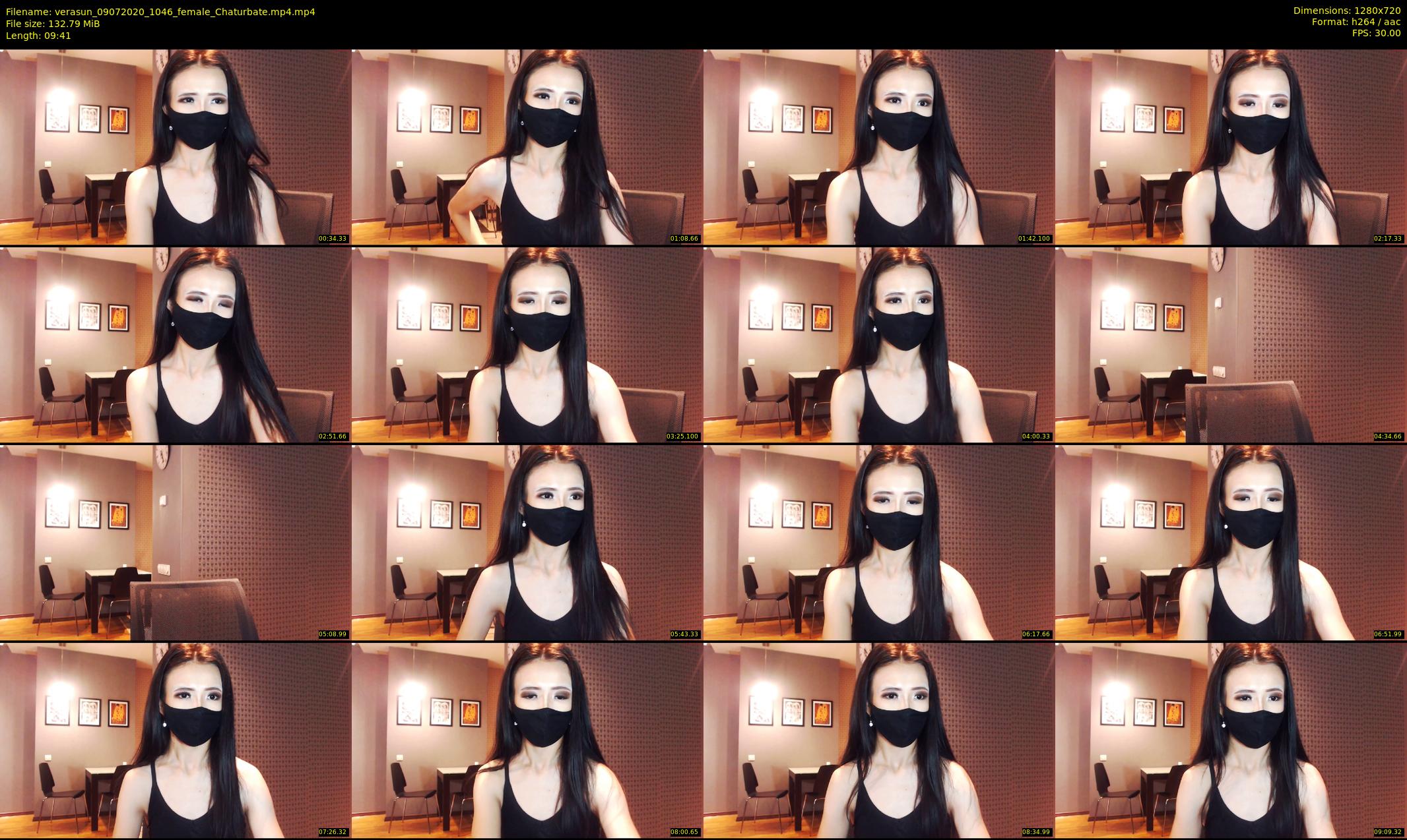 verasun — 10 minute Chaturbate female cam show recording, 720p, Jul 9, 2020