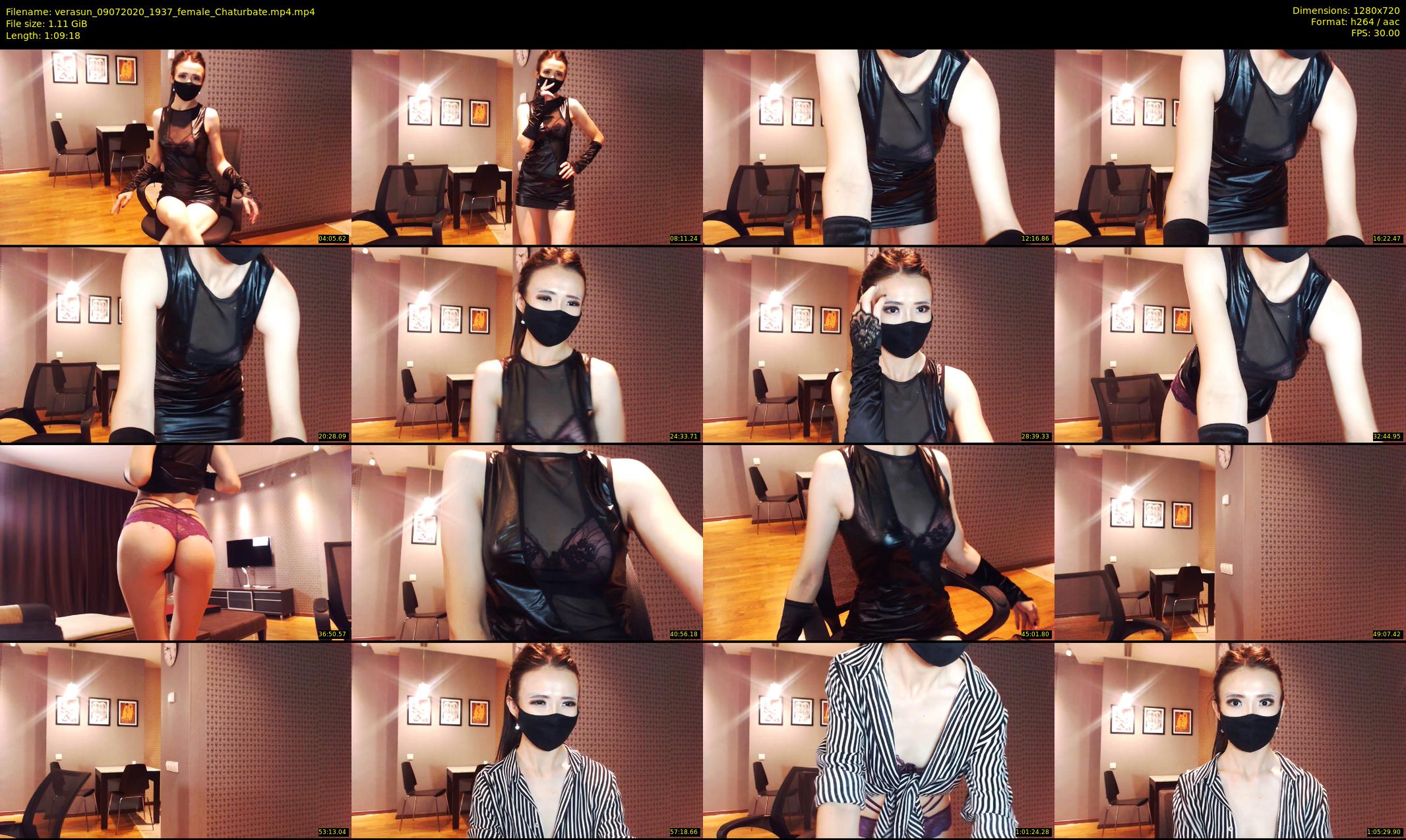 verasun — 70 minute Chaturbate female cam show recording, 720p, Jul 9, 2020