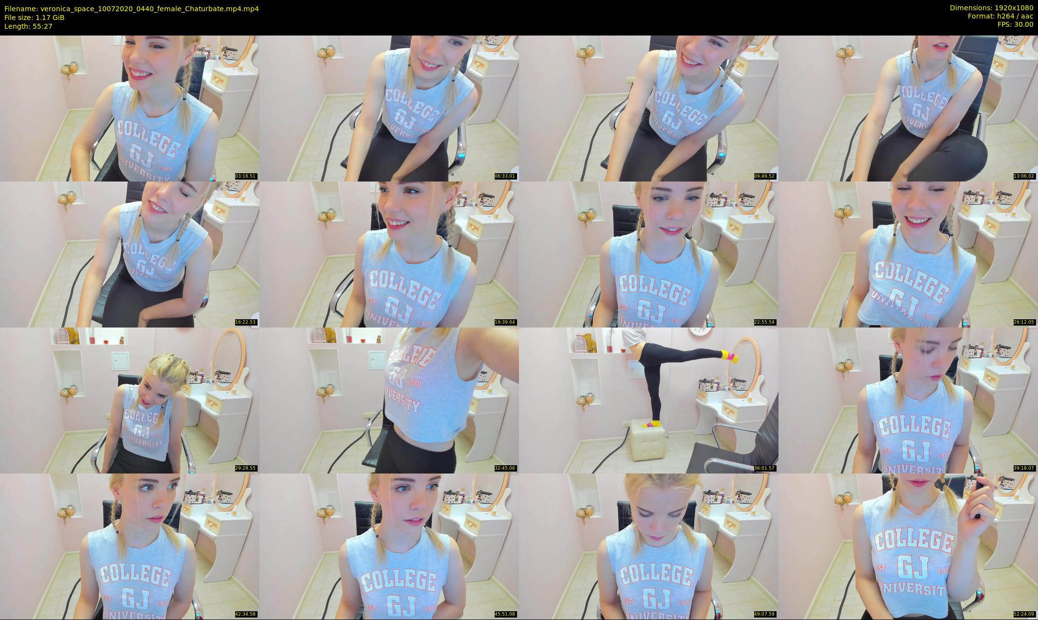 veronica_space — 56 minute Chaturbate female cam show recording, 1080p, Jul 10, 2020