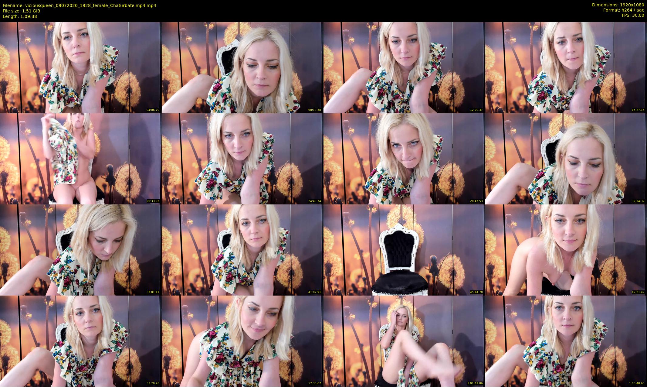 viciousqueen — 70 minute Chaturbate female cam show recording, 1080p, Jul 9, 2020