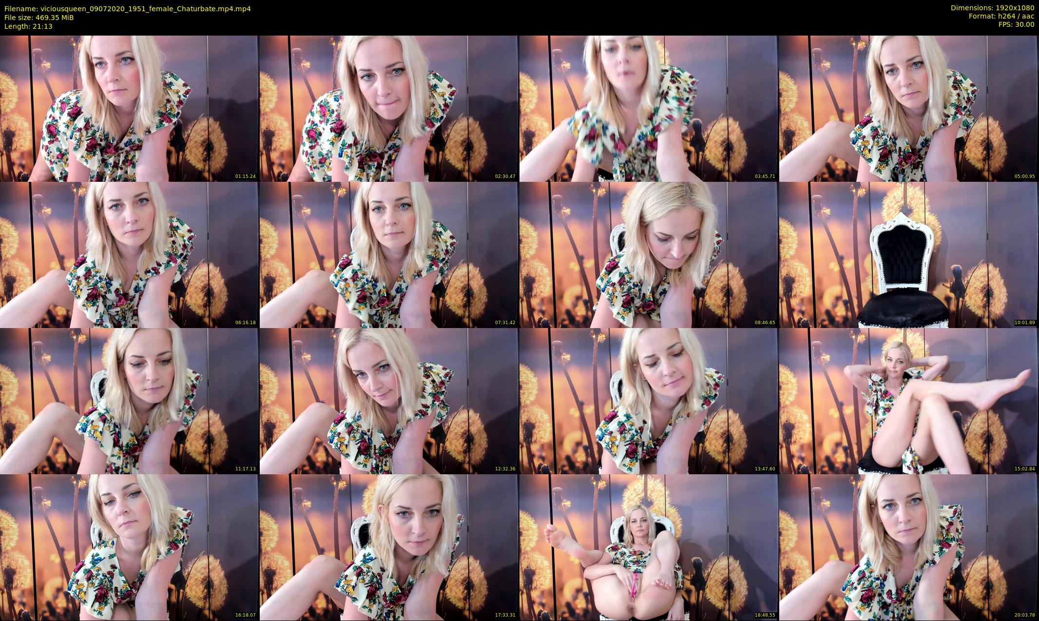 viciousqueen — 22 minute Chaturbate female cam show recording, 1080p, Jul 9, 2020