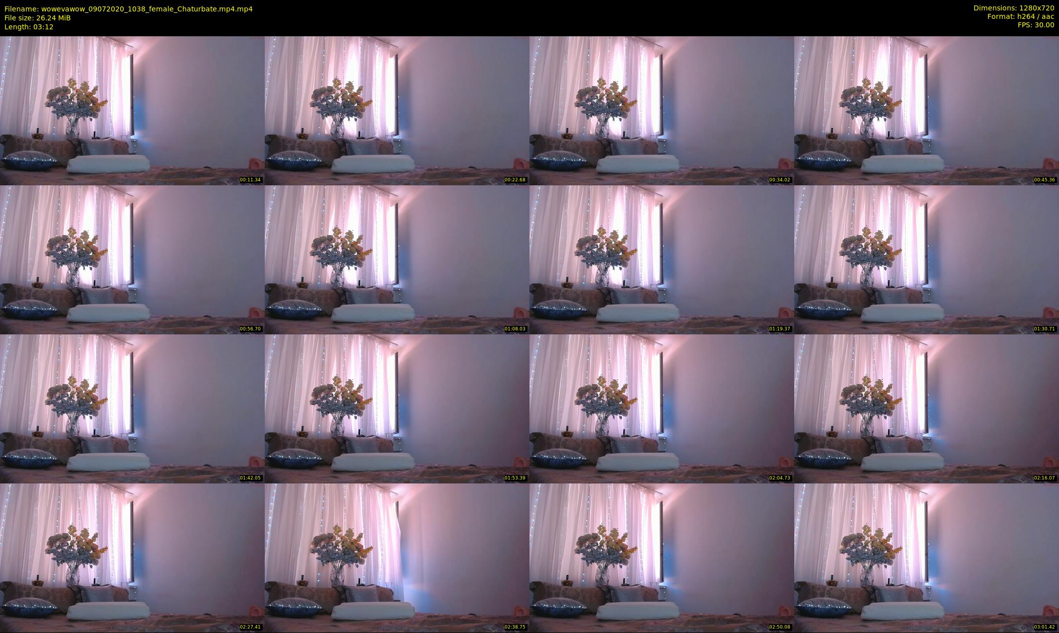 wowevawow — 4 minute Chaturbate female cam show recording, 720p, Jul 9, 2020