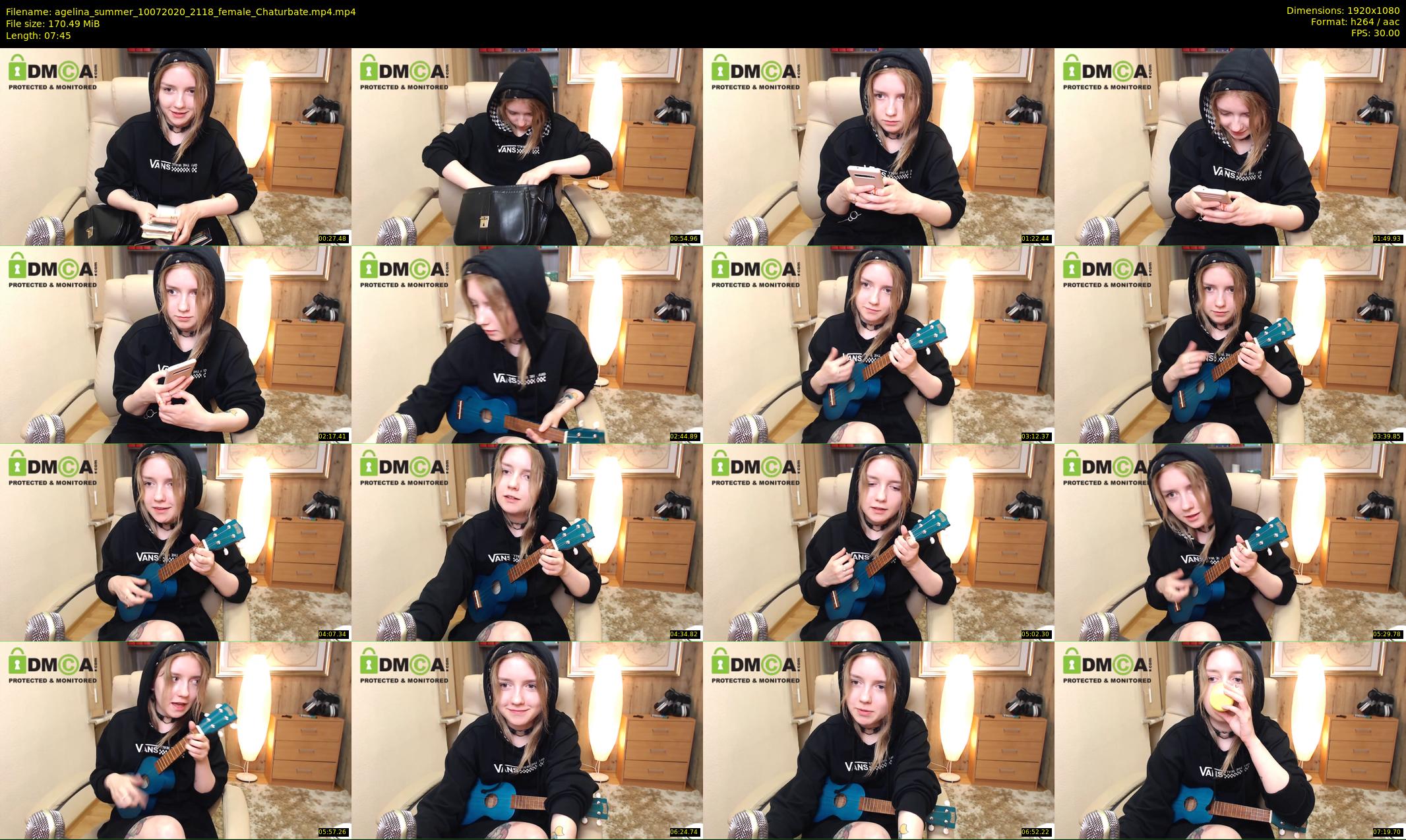 agelina_summer — 8 minute Chaturbate female cam show recording, 1080p, Jul 10, 2020