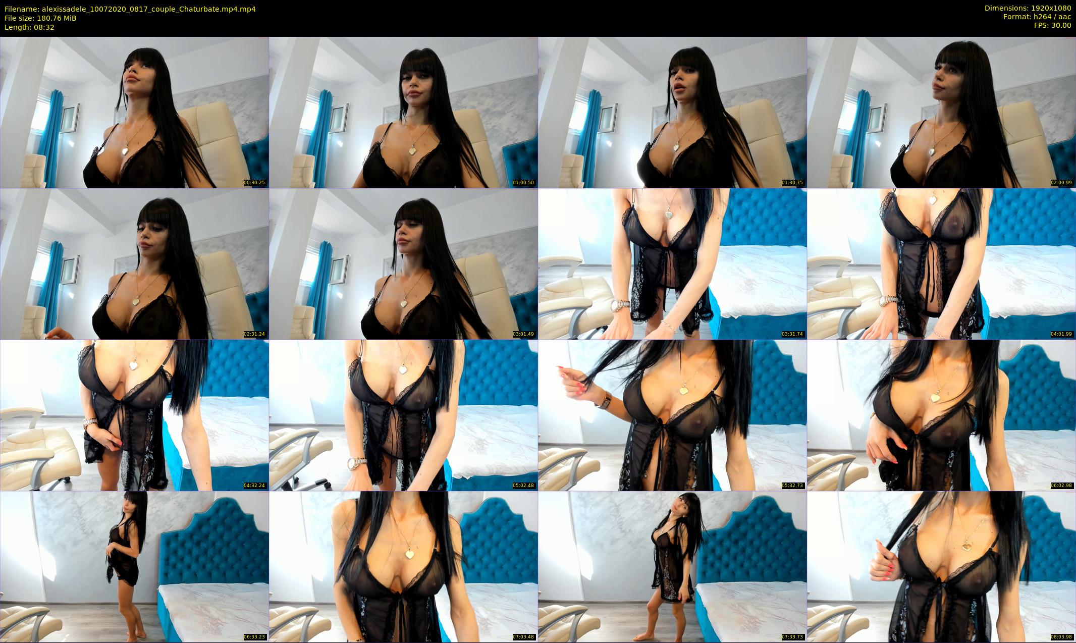 alexissadele — 9 minute Chaturbate female cam show recording, 1080p, Jul 10, 2020