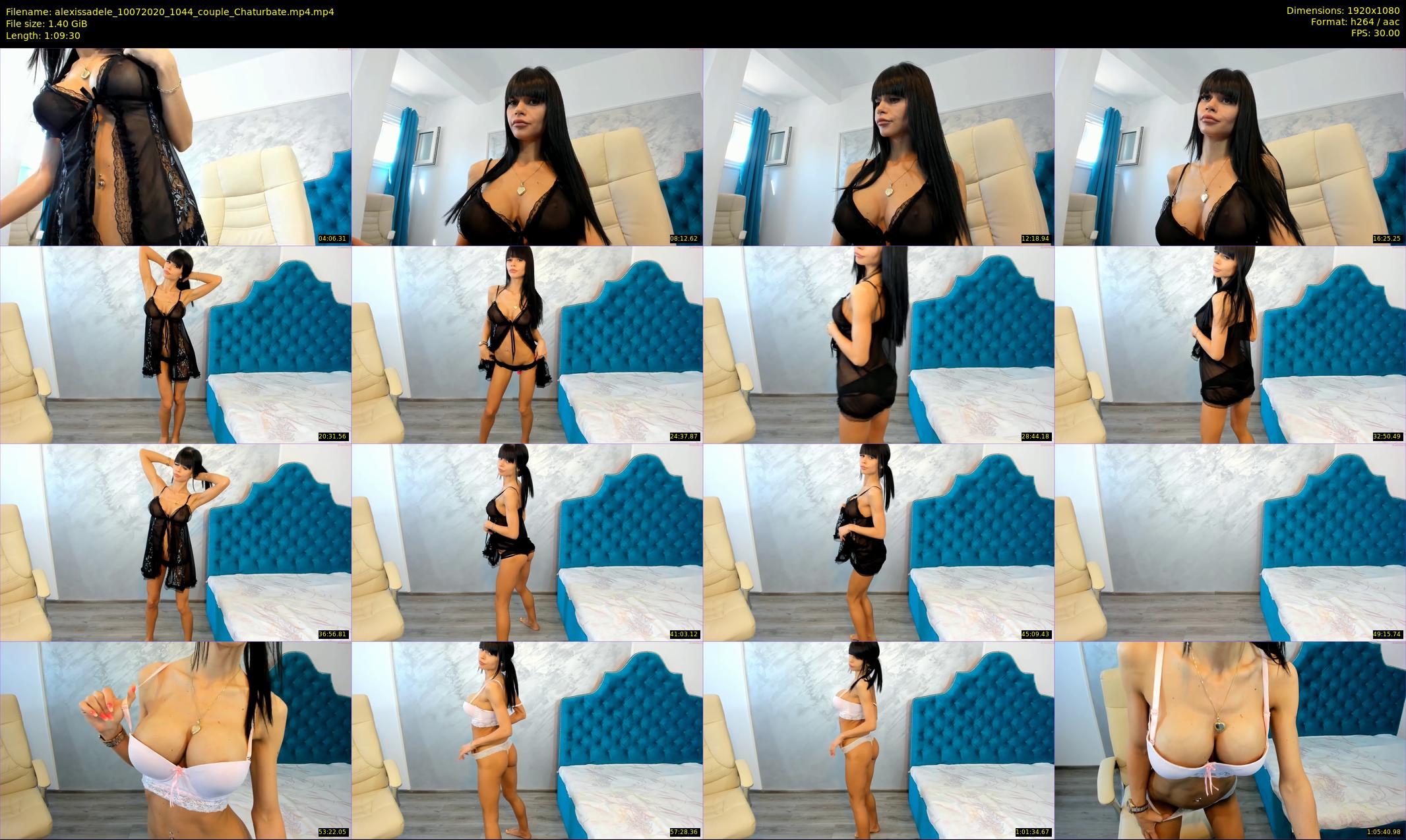 alexissadele — 70 minute Chaturbate female cam show recording, 1080p, Jul 10, 2020