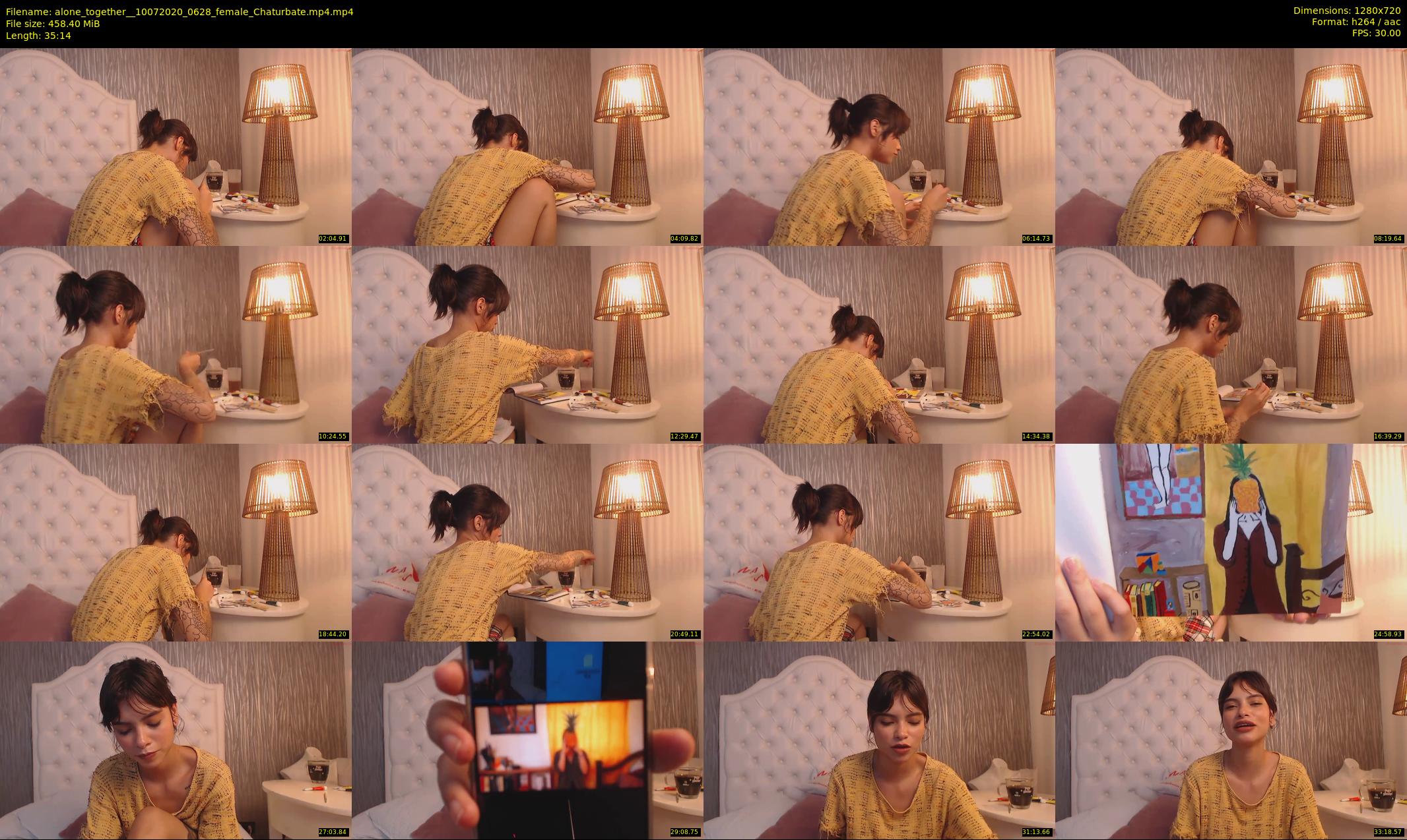 alone_together_ — 36 minute Chaturbate female cam show recording, 720p, Jul 10, 2020