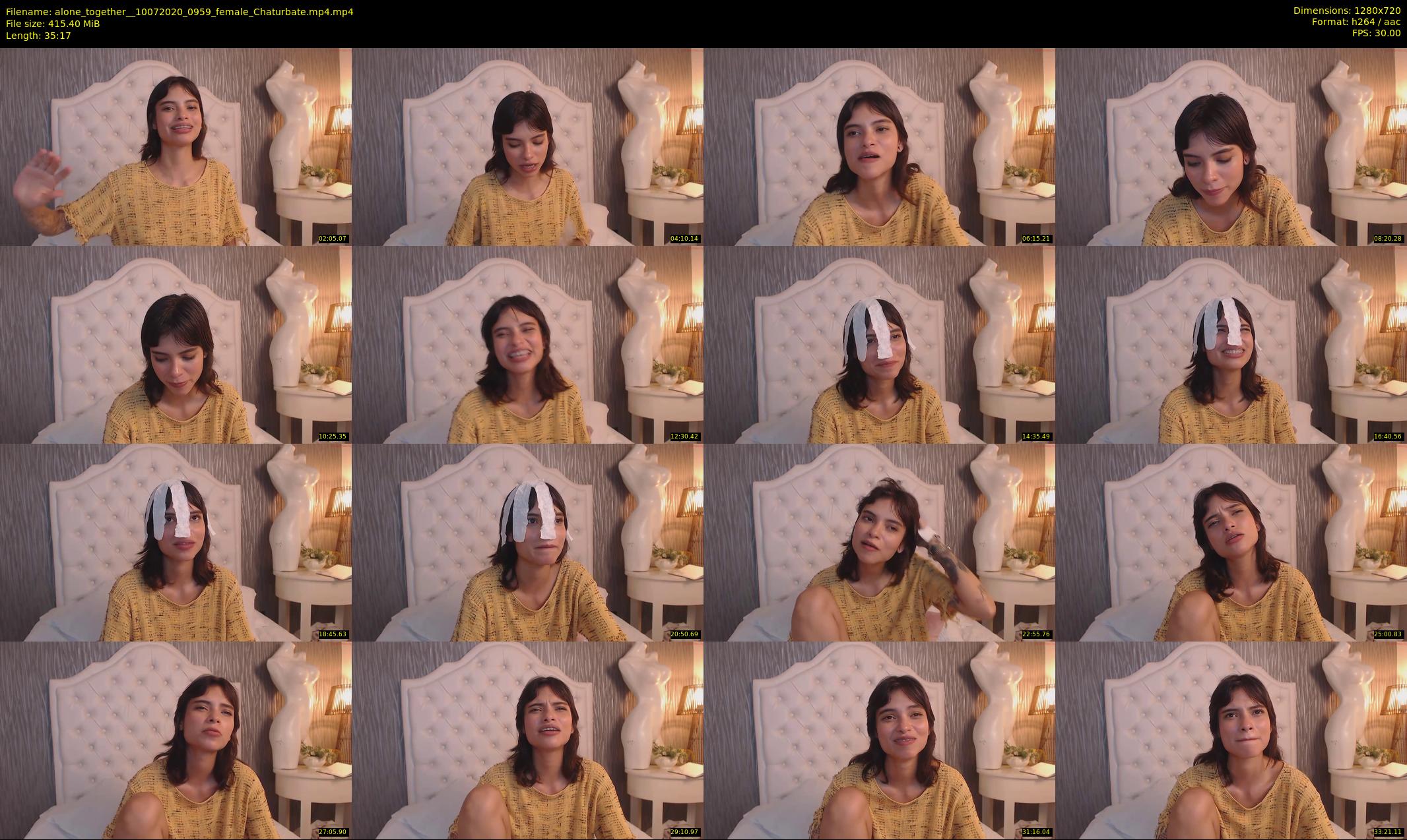 alone_together_ — 36 minute Chaturbate female cam show recording, 720p, Jul 10, 2020