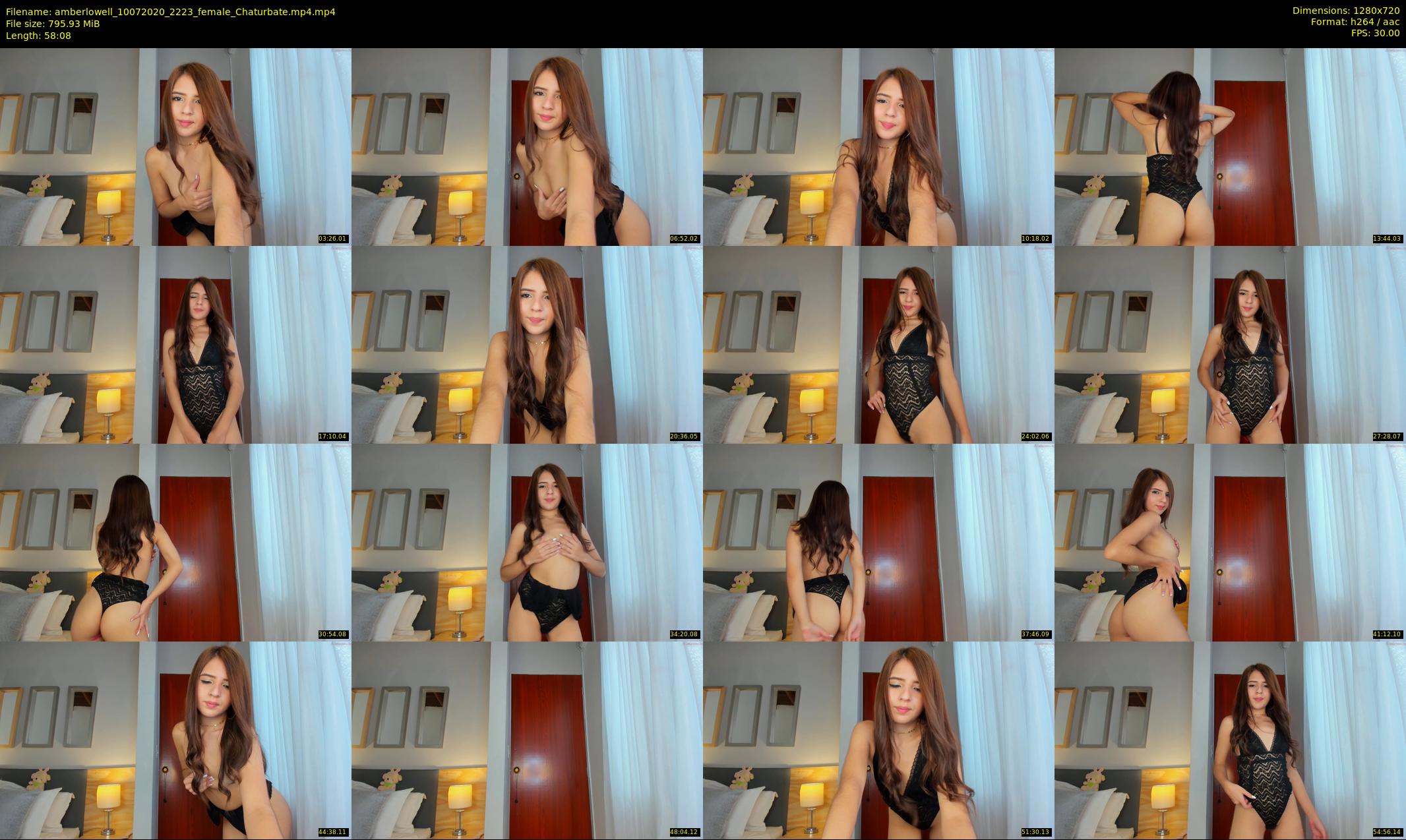 amberlowell — 59 minute Chaturbate female cam show recording, 720p, Jul 10, 2020