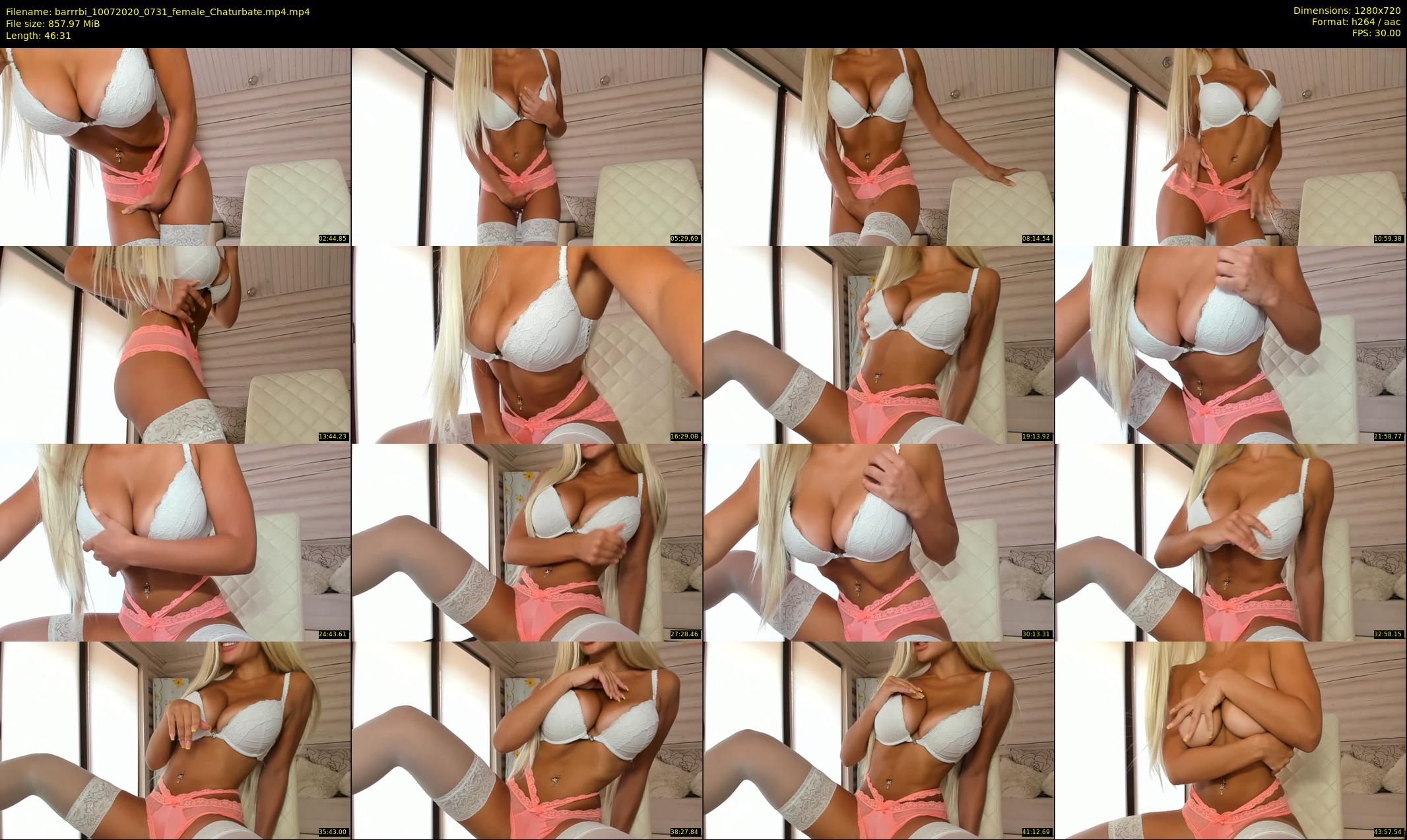 barrrbi — 47 minute Chaturbate female cam show recording, 720p, Jul 10, 2020