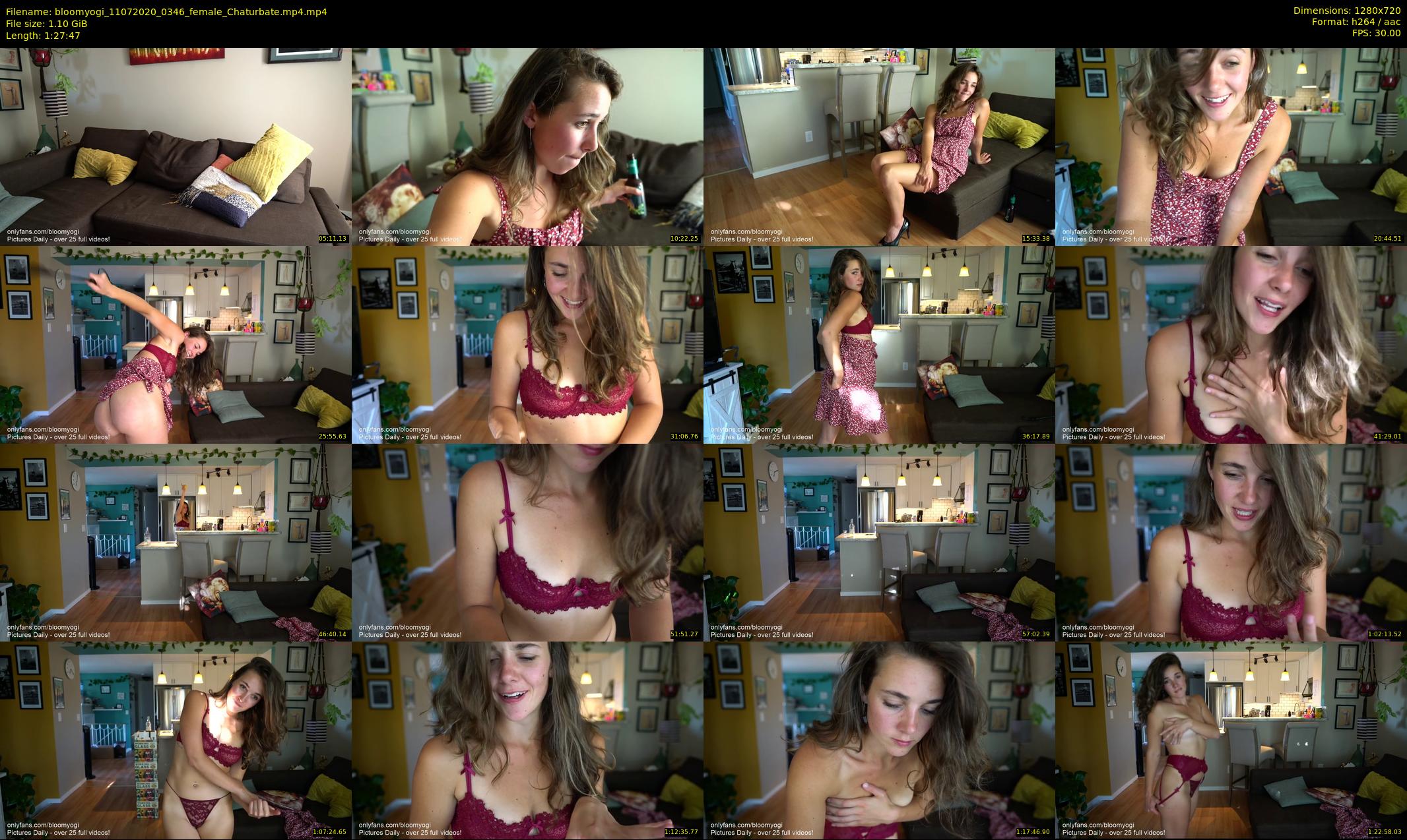 bloomyogi — 88 minute Chaturbate female cam show recording, 720p, Jul 11, 2020