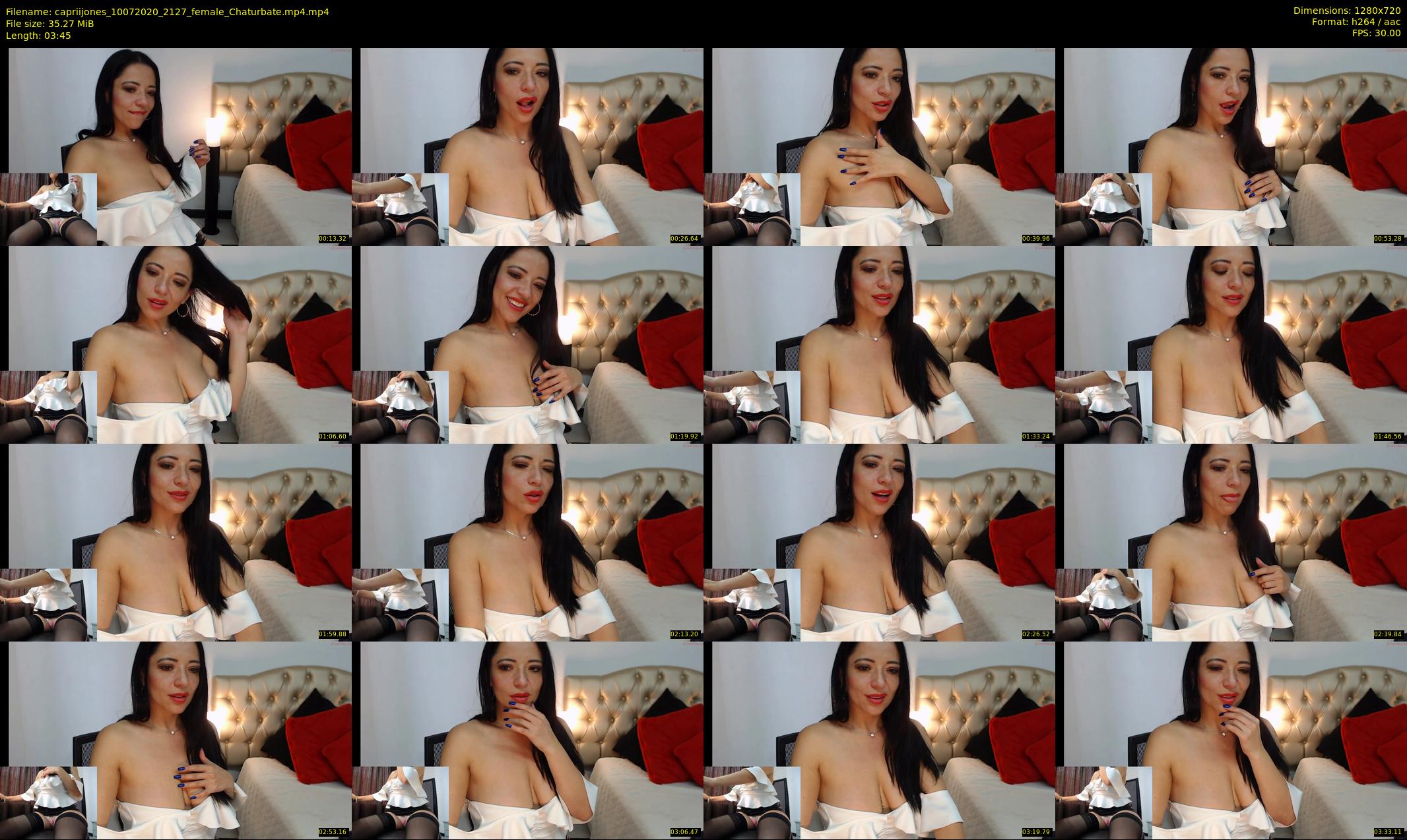 capriijones — 4 minute Chaturbate female cam show recording, 720p, Jul 10, 2020