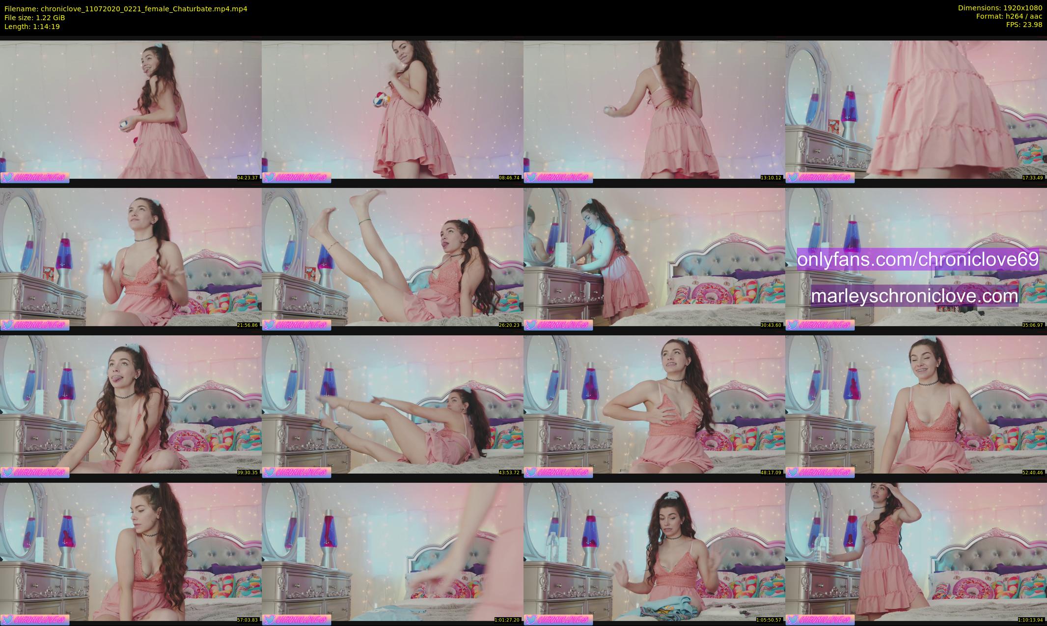 chroniclove — 75 minute Chaturbate female cam show recording, 1080p, Jul 11, 2020
