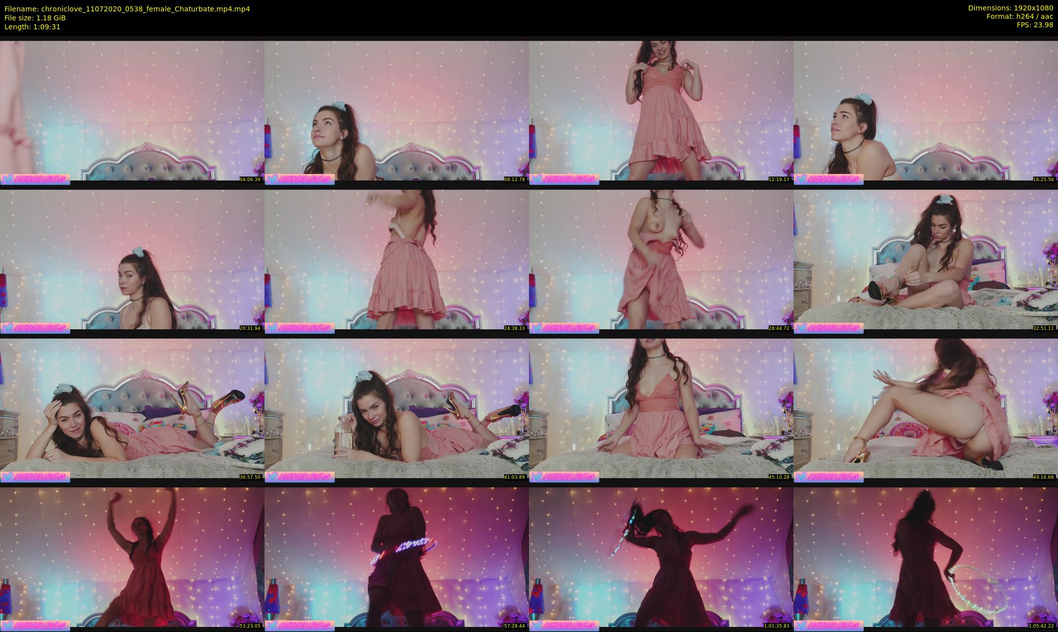 chroniclove — 70 minute Chaturbate female cam show recording, 1080p, Jul 11, 2020